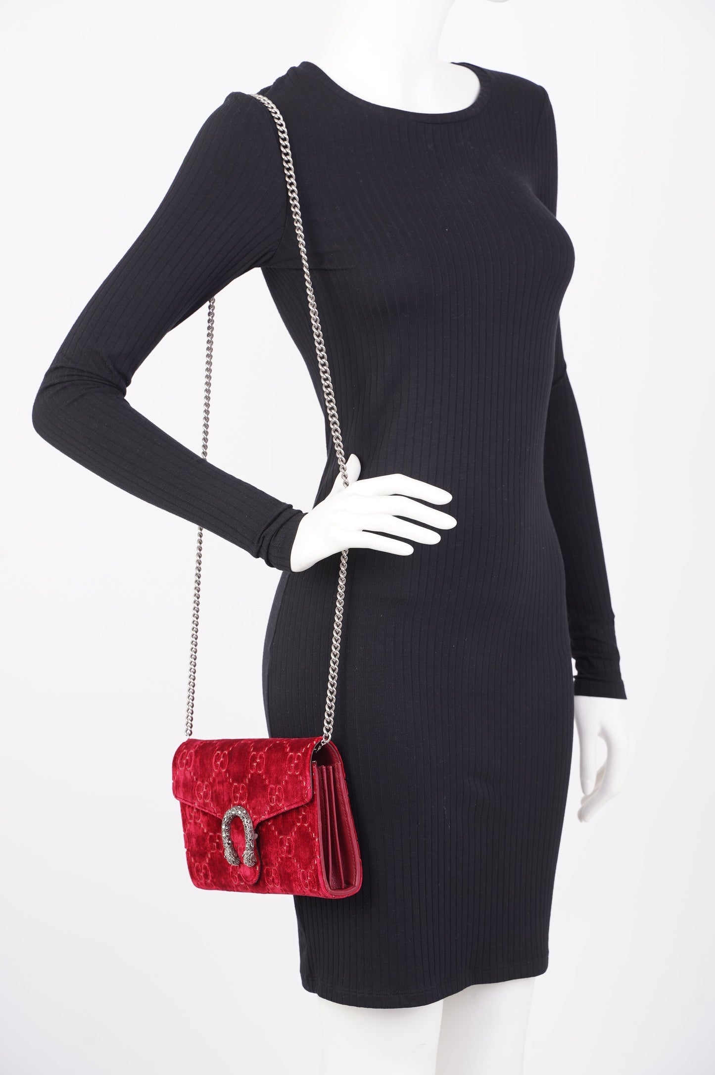 Gucci Dionysus Bag Red Velvet Mini