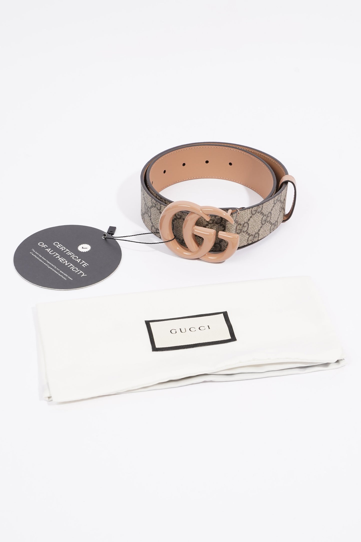 Gucci Marmont Belt Monogram Canvas / Leather 70cm - 28"
