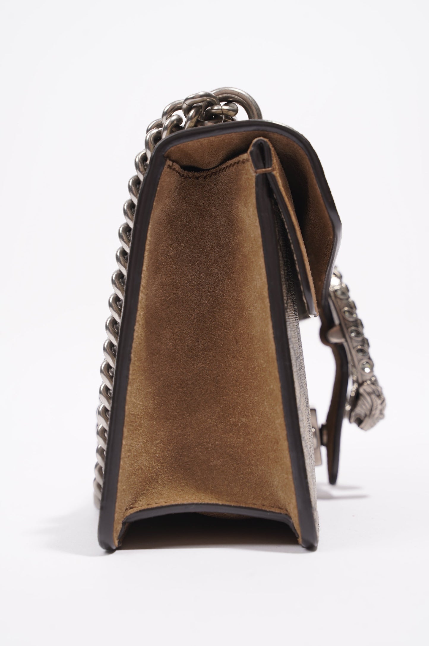 Gucci Womens Dionysus GG Rectangular Bag Supreme Canvas Small