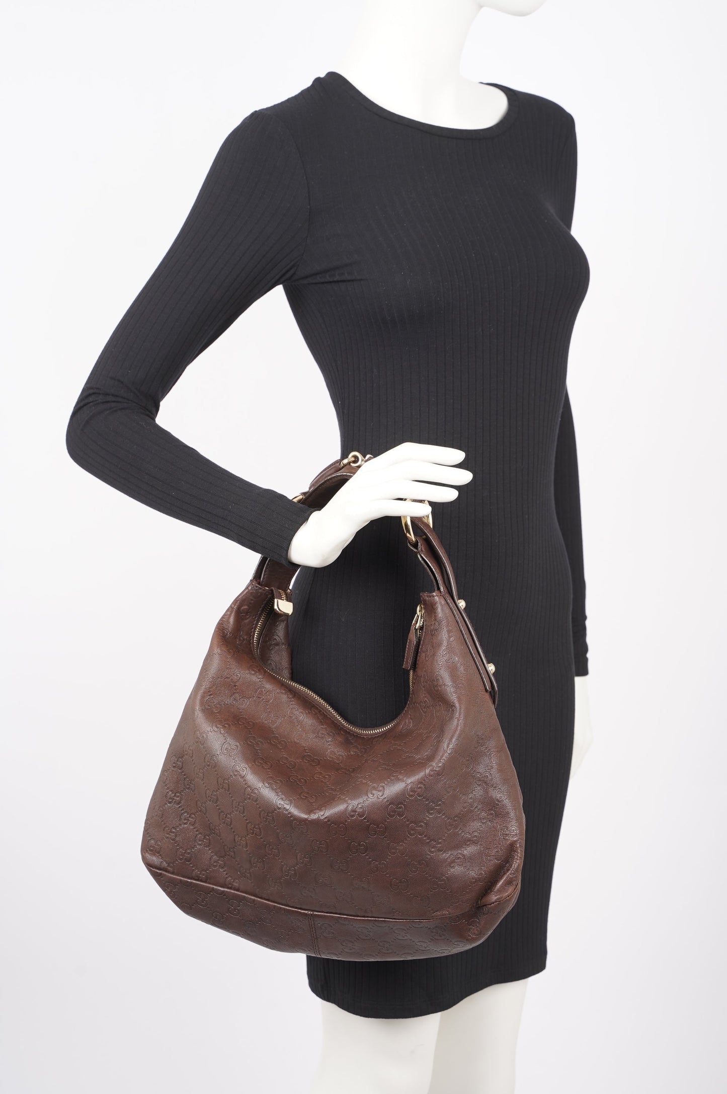 Gucci Womens One Shoulder Bag Maroon