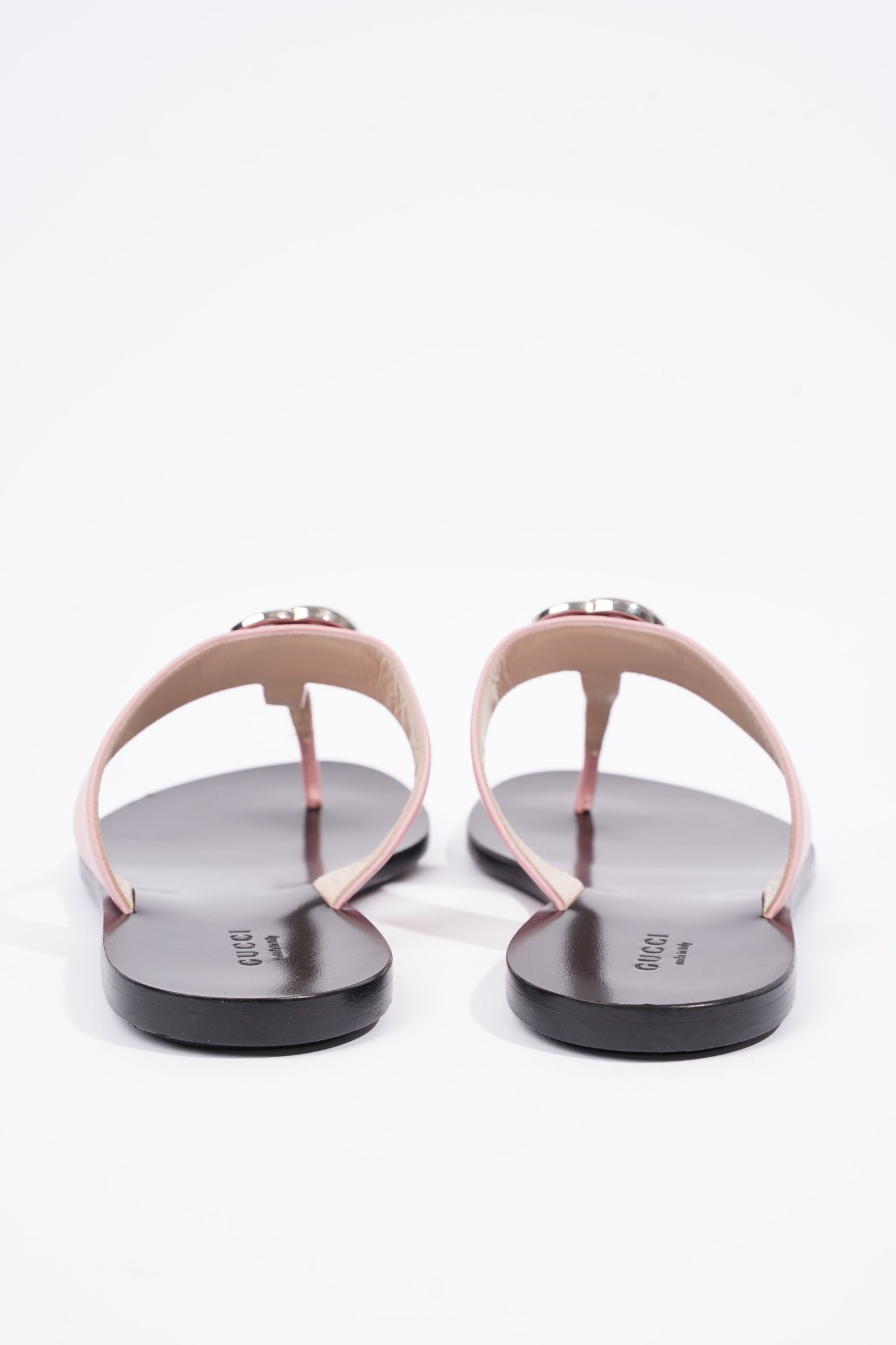 Gucci Womens Thong Sandal Black / Pink EU 38.5 / UK 5.5
