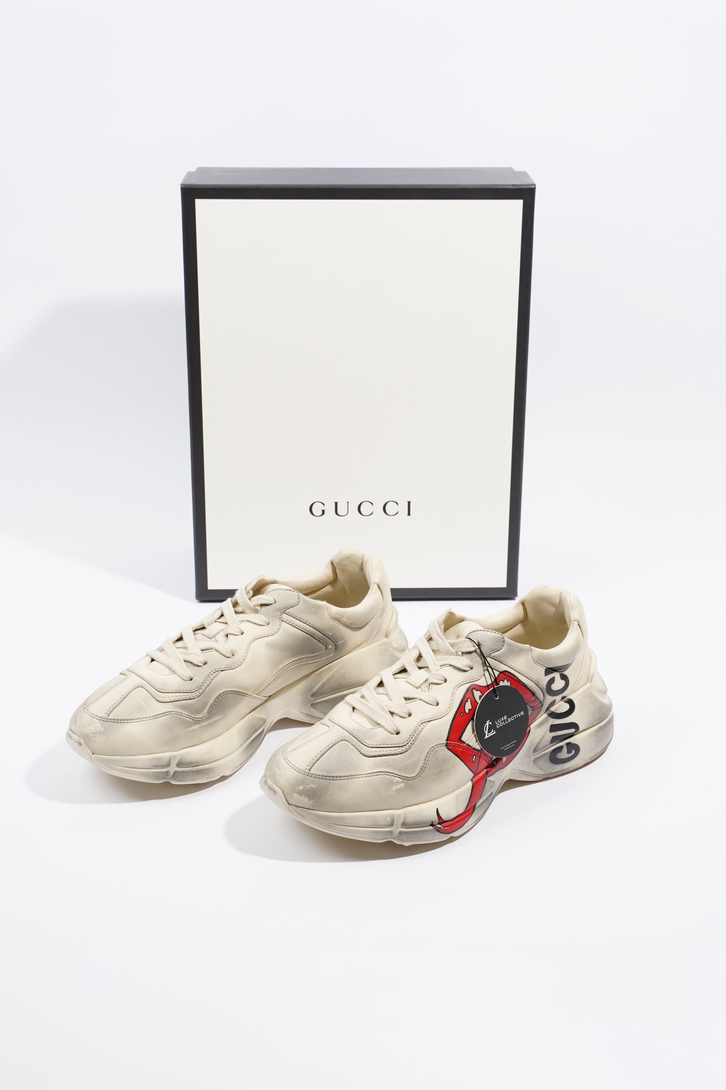 Gucci Rhyton Ivory / Red EU 41 / UK 7