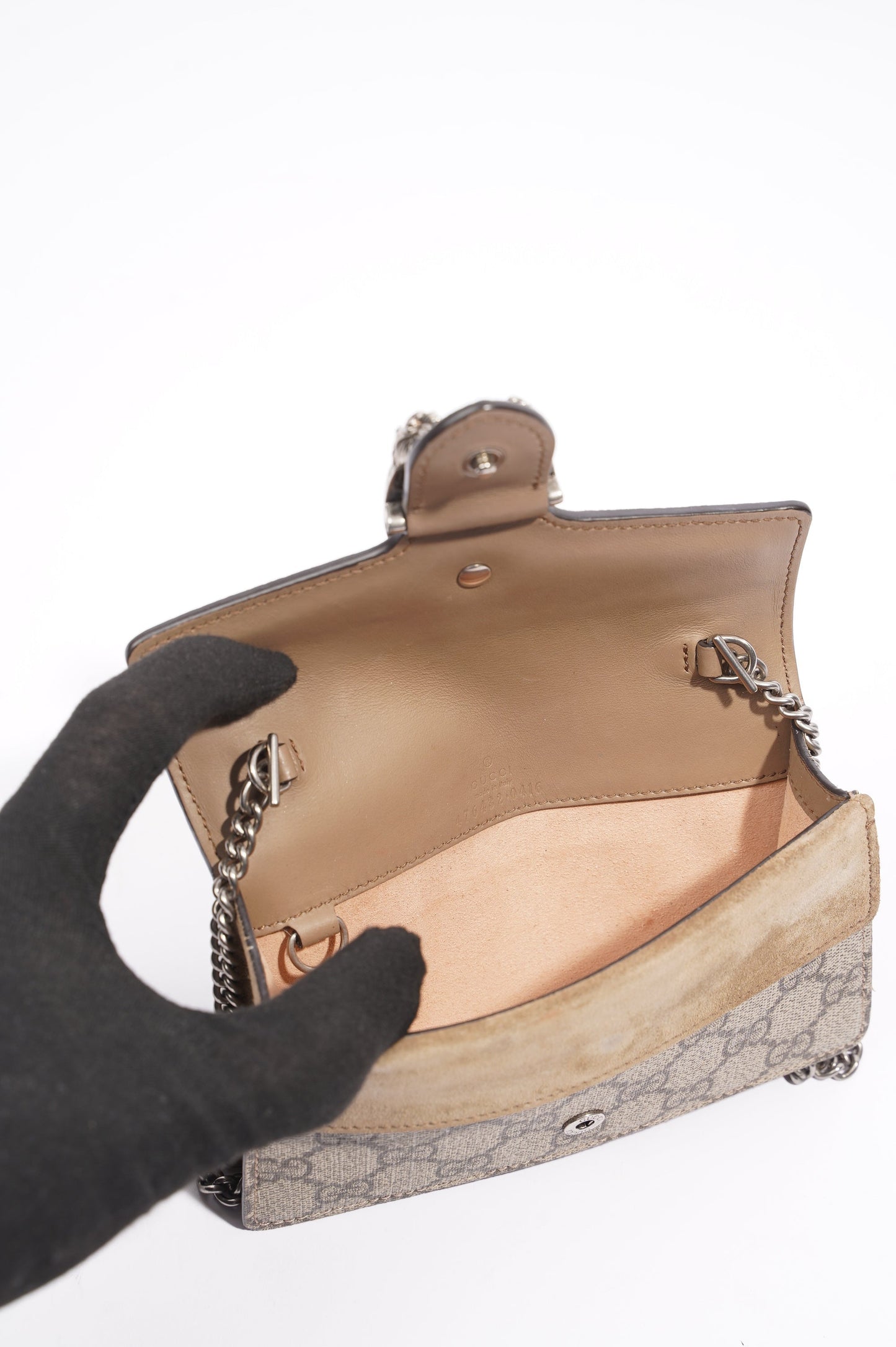Gucci Dionysus Bag GG Monogram Canvas Super Mini