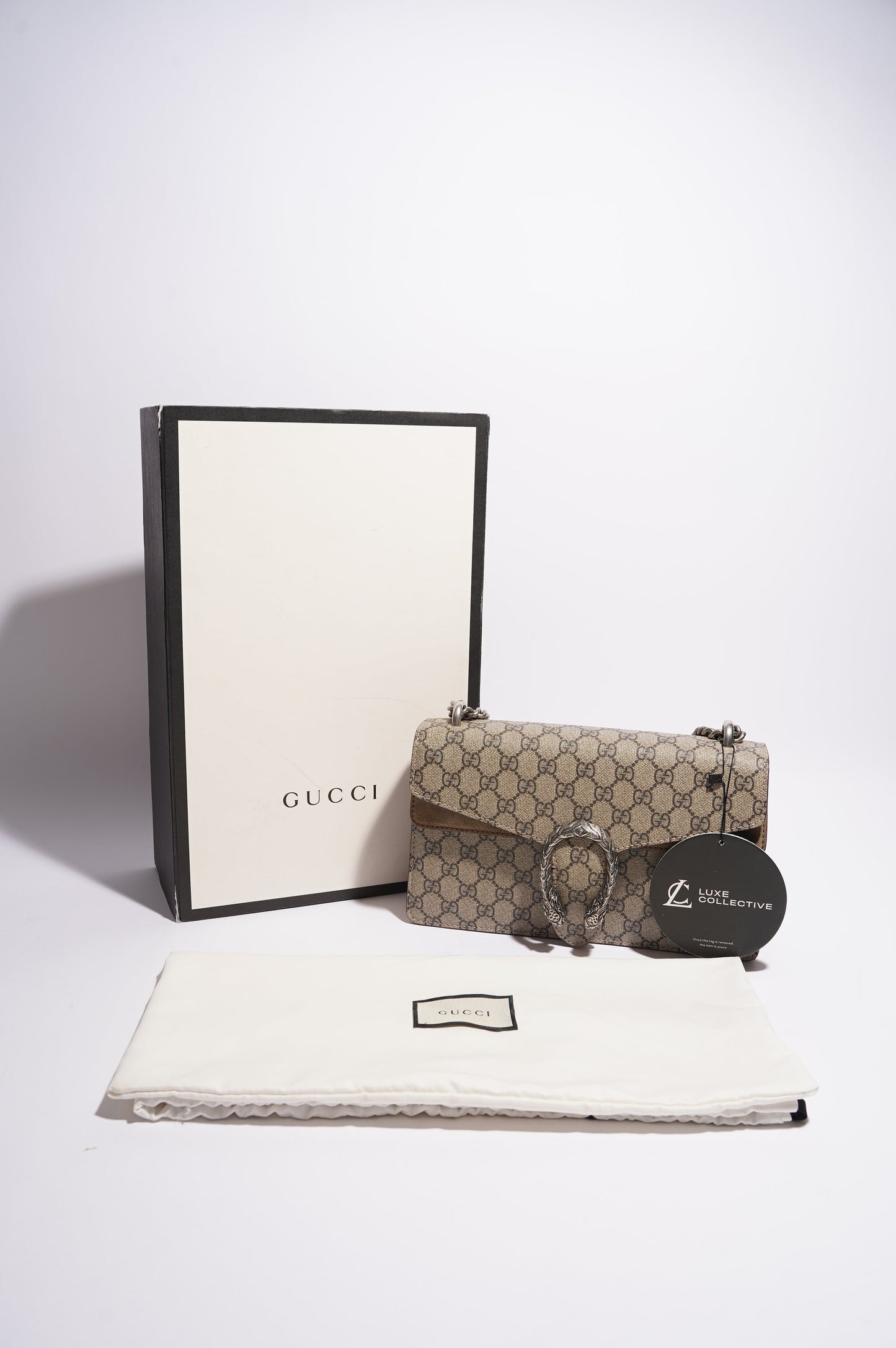 Gucci Dionysus Bag Brown Canvas Medium