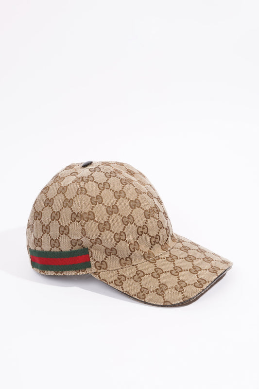 Gucci Mens Orginal GG Canvas Baseball Hat Supreme