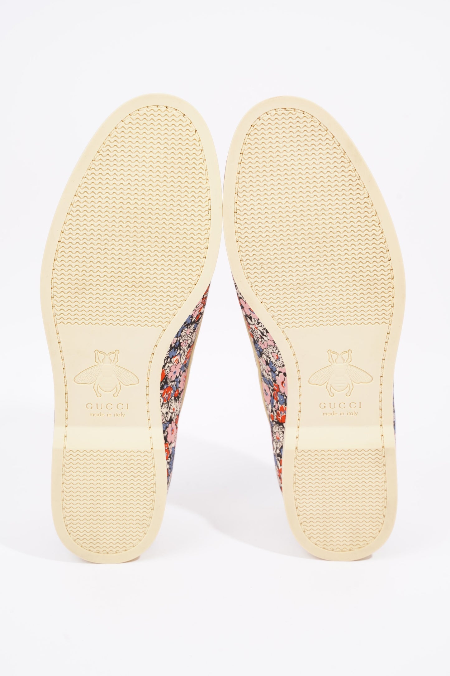 Gucci Mens Lace Up Boat Shoe Floral EU 41.5 / UK 7.5