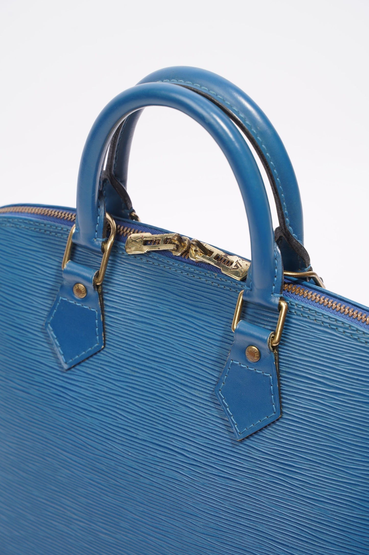Louis Vuitton Alma Blue Epi Leather PM