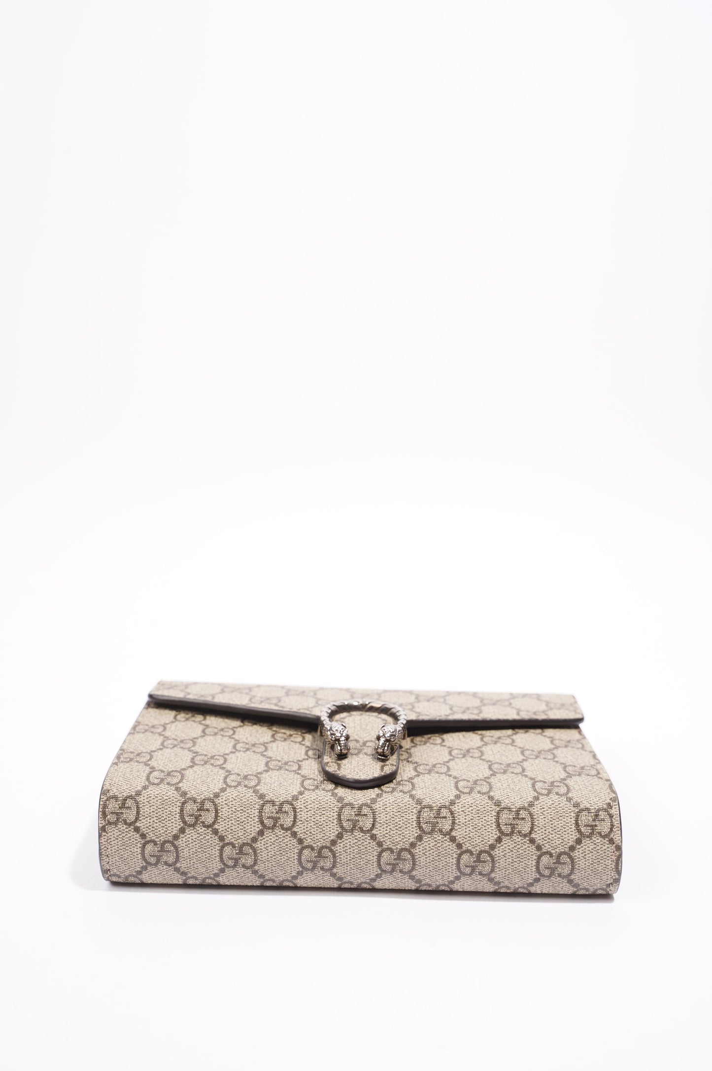 Gucci Dionysus GG Chain Wallet Supreme Canvas