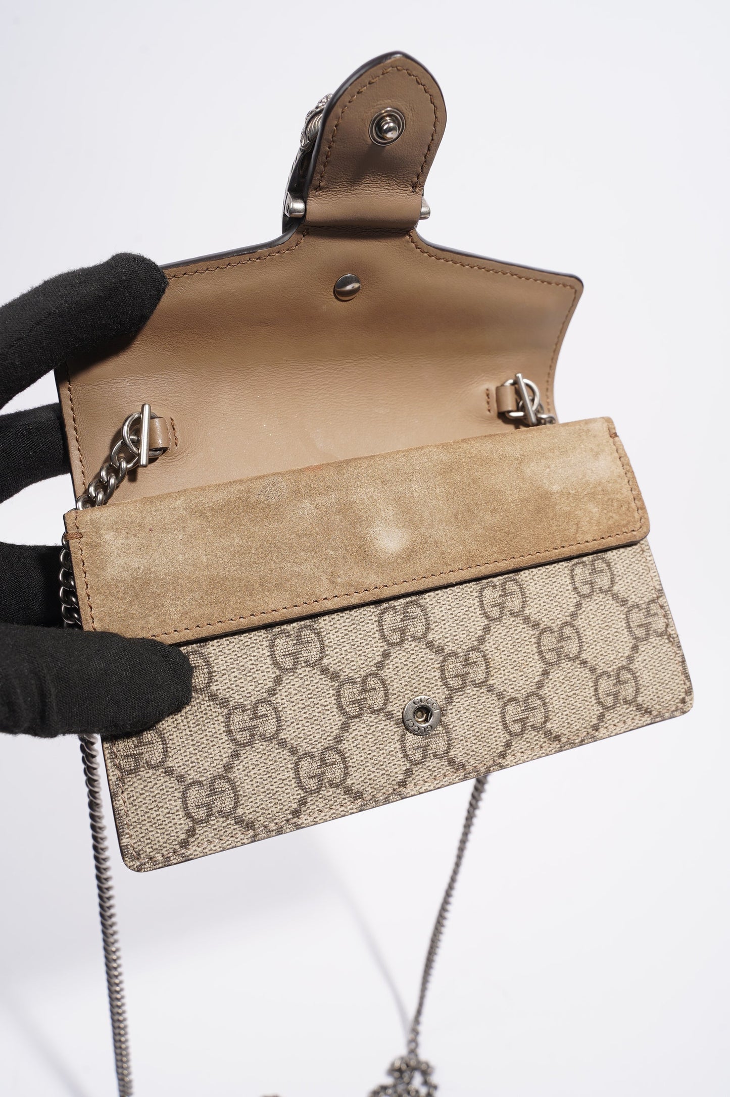 Gucci Dionysus Bag GG Monogram Canvas Super Mini