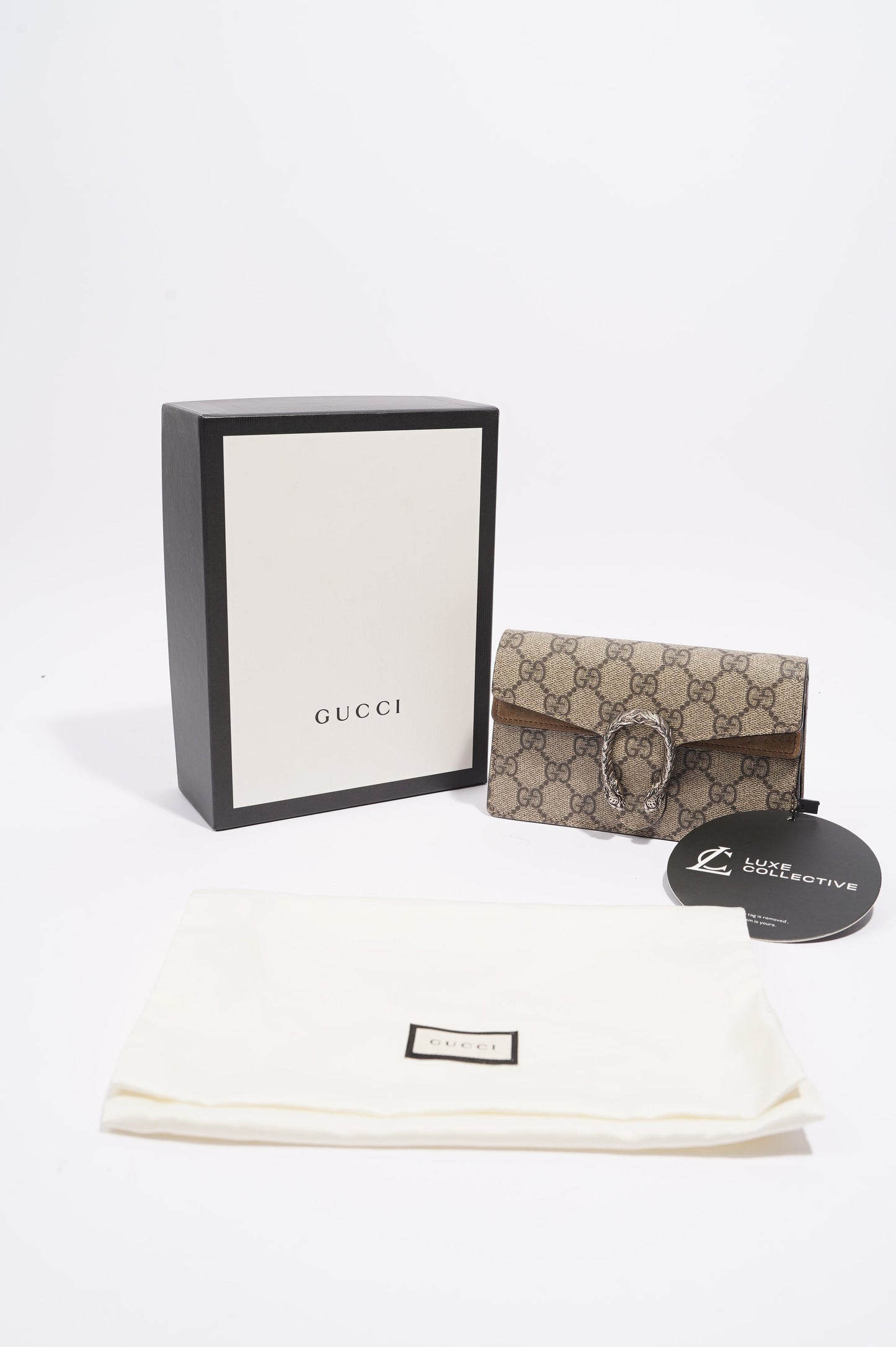 Gucci Dionysus Bag GG Monogram Canvas Super Mini
