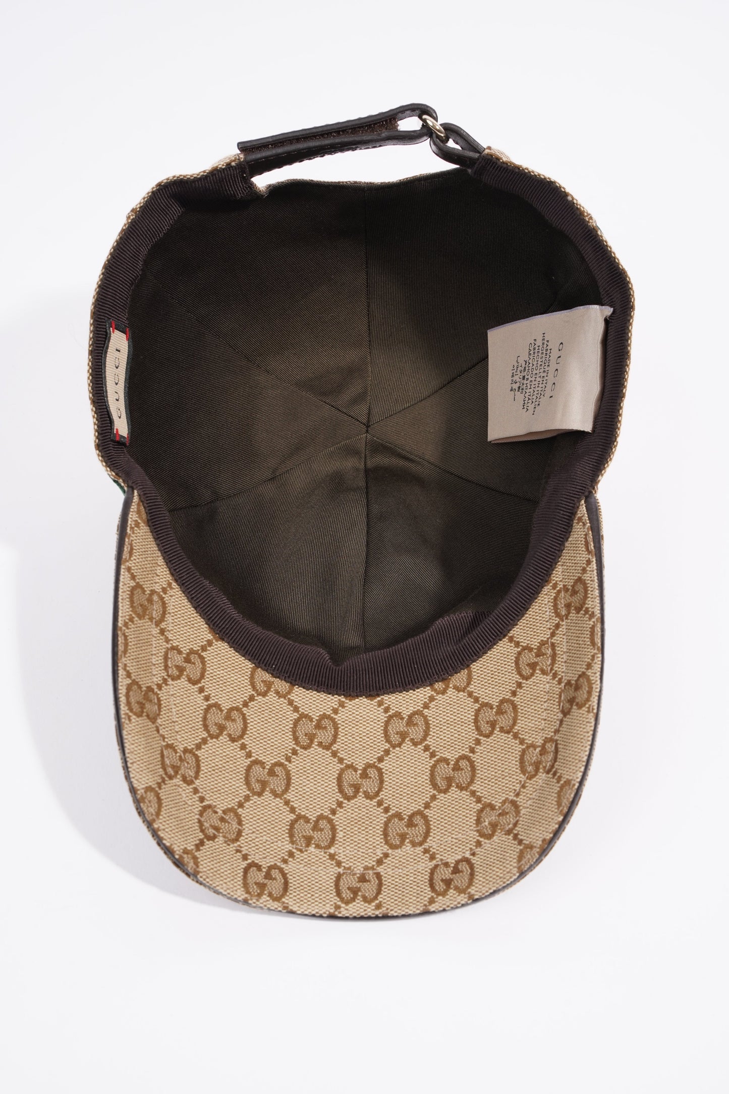 Gucci Mens Orginal GG Canvas Baseball Hat Supreme