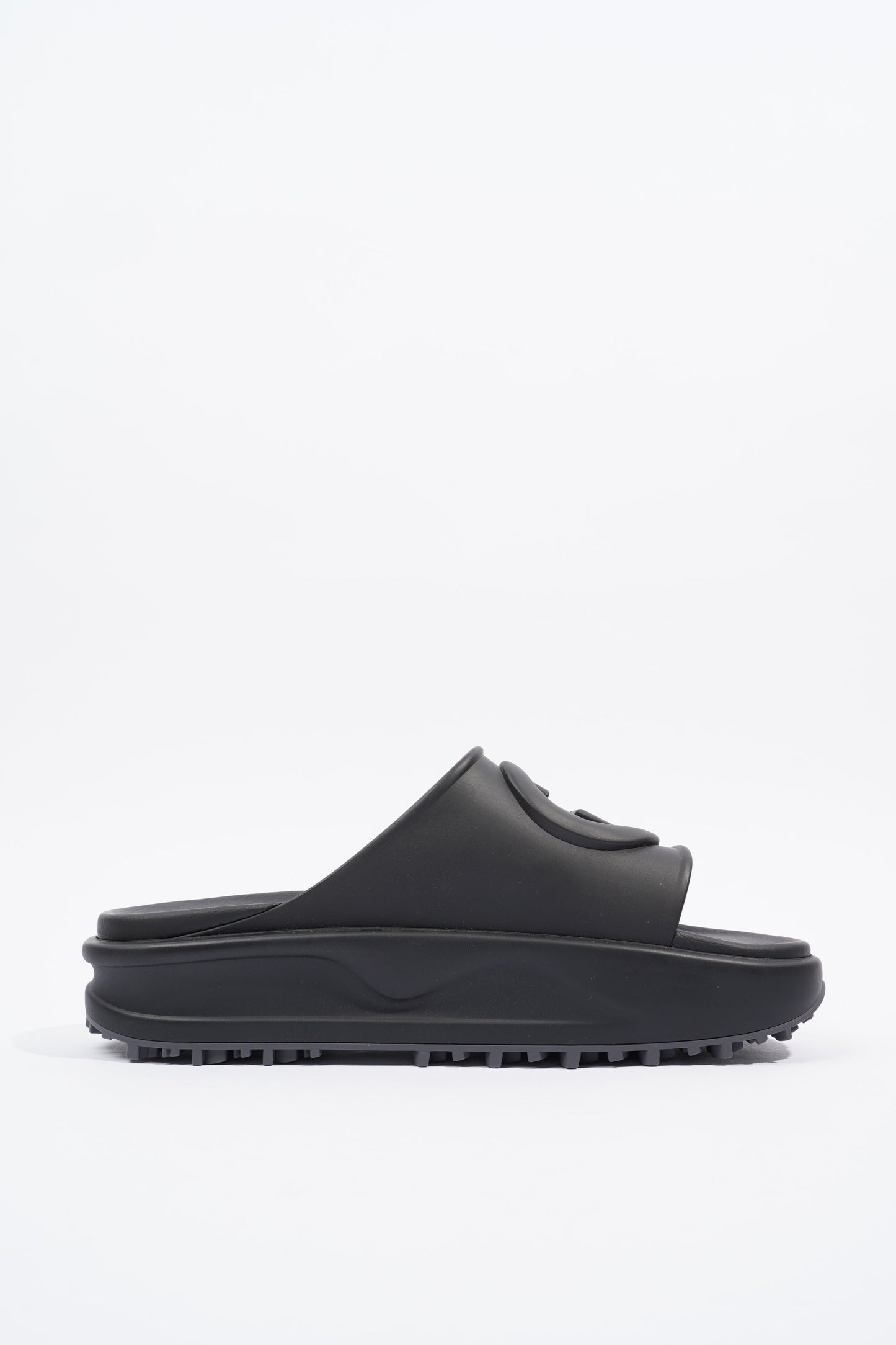 Gucci Mens Interlocking G Slide Black EU 42 / UK 8