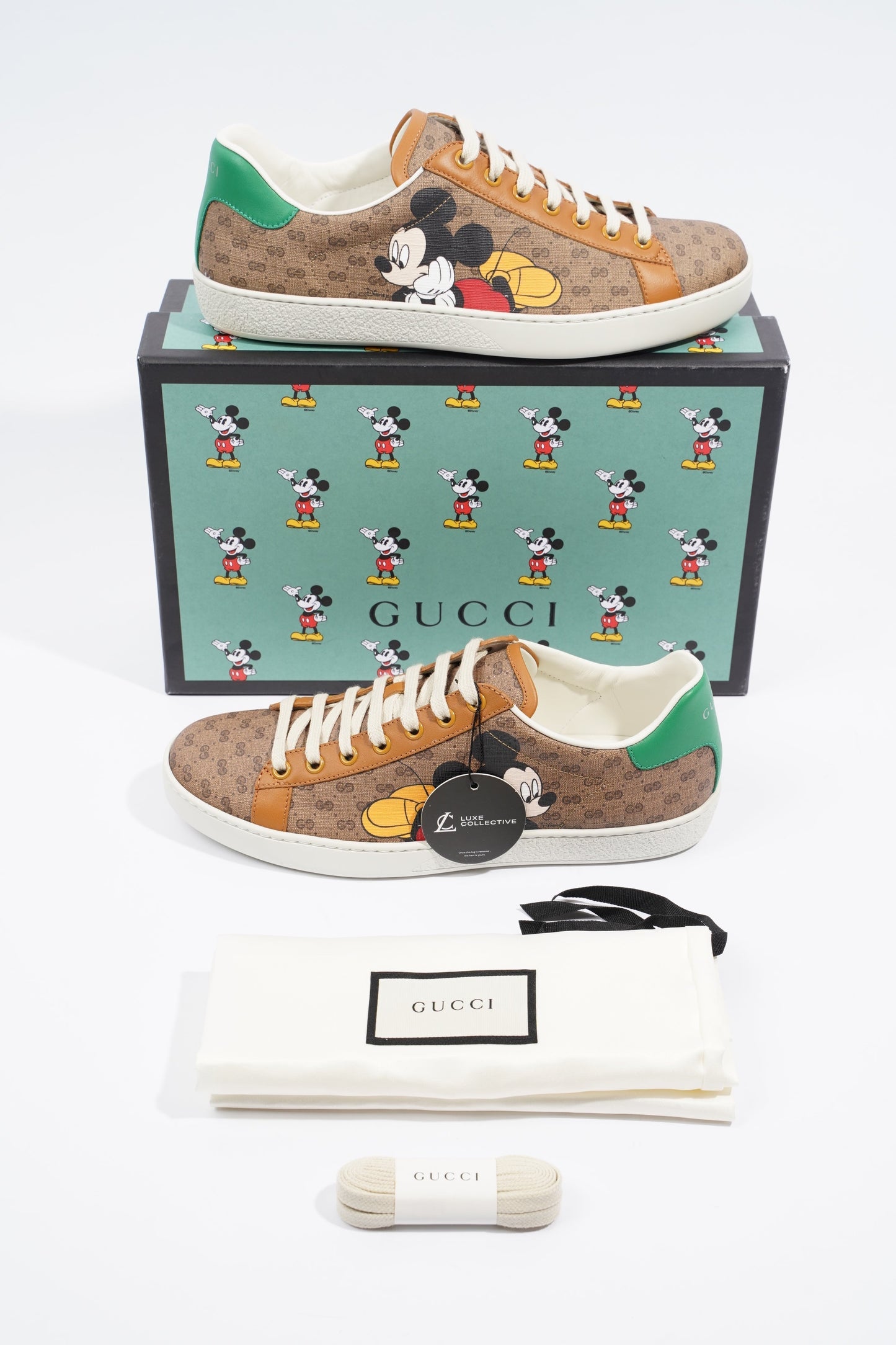Gucci x Disney Ace Brown / Green EU 41 / UK 7