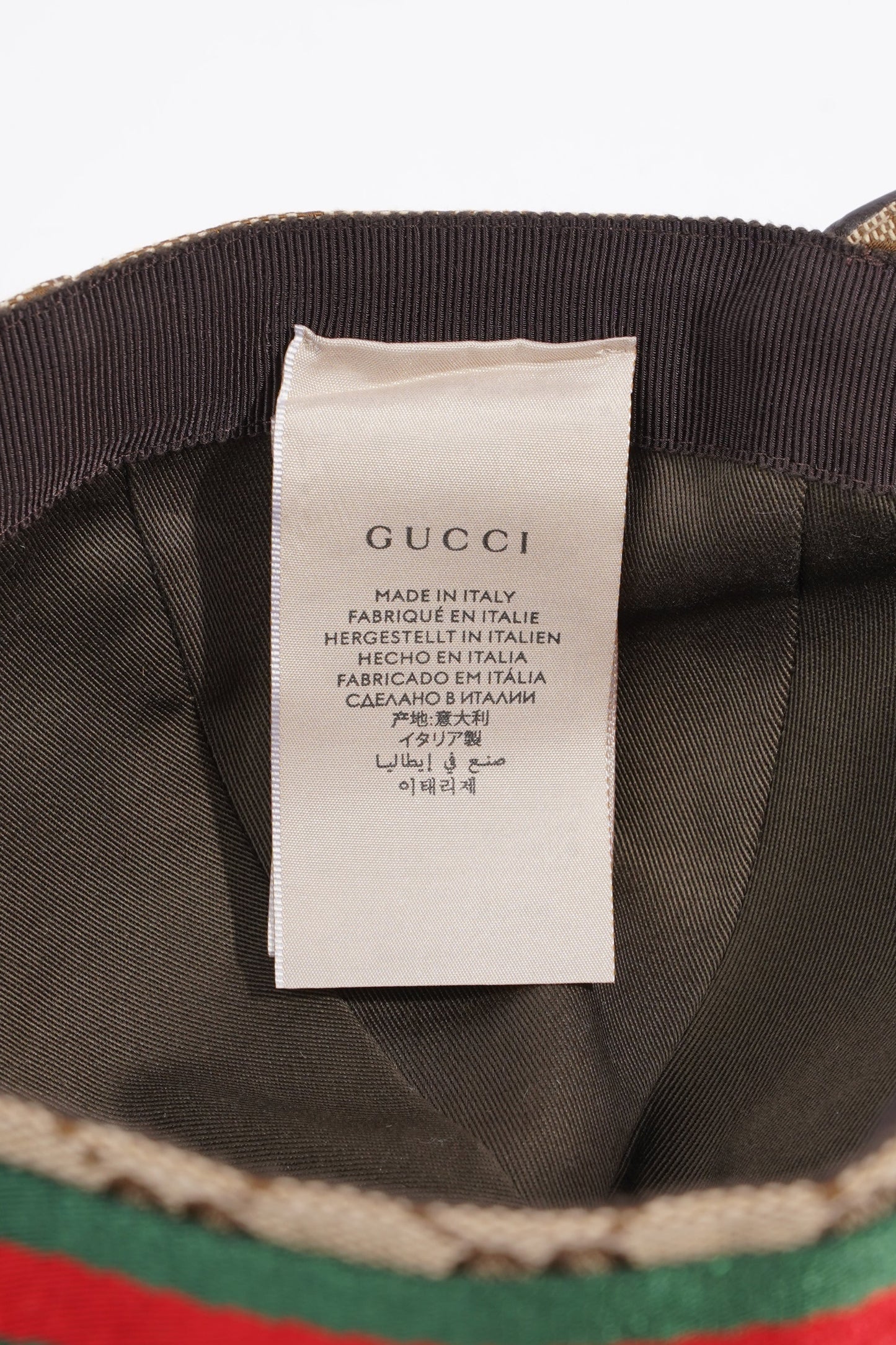 Gucci Mens Orginal GG Canvas Baseball Hat Supreme