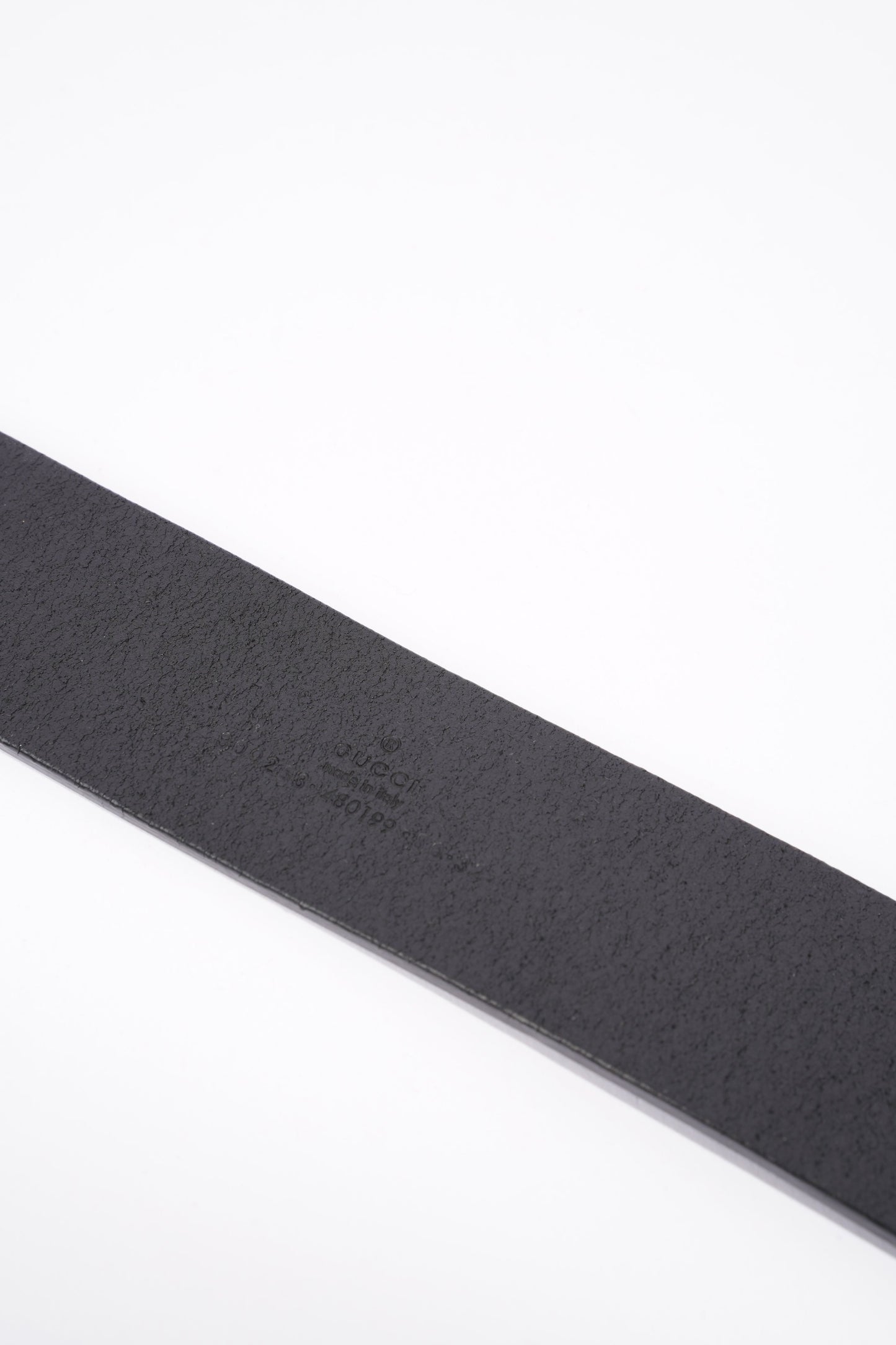 Gucci Oversized Interlock GG Belt Black Leather 30