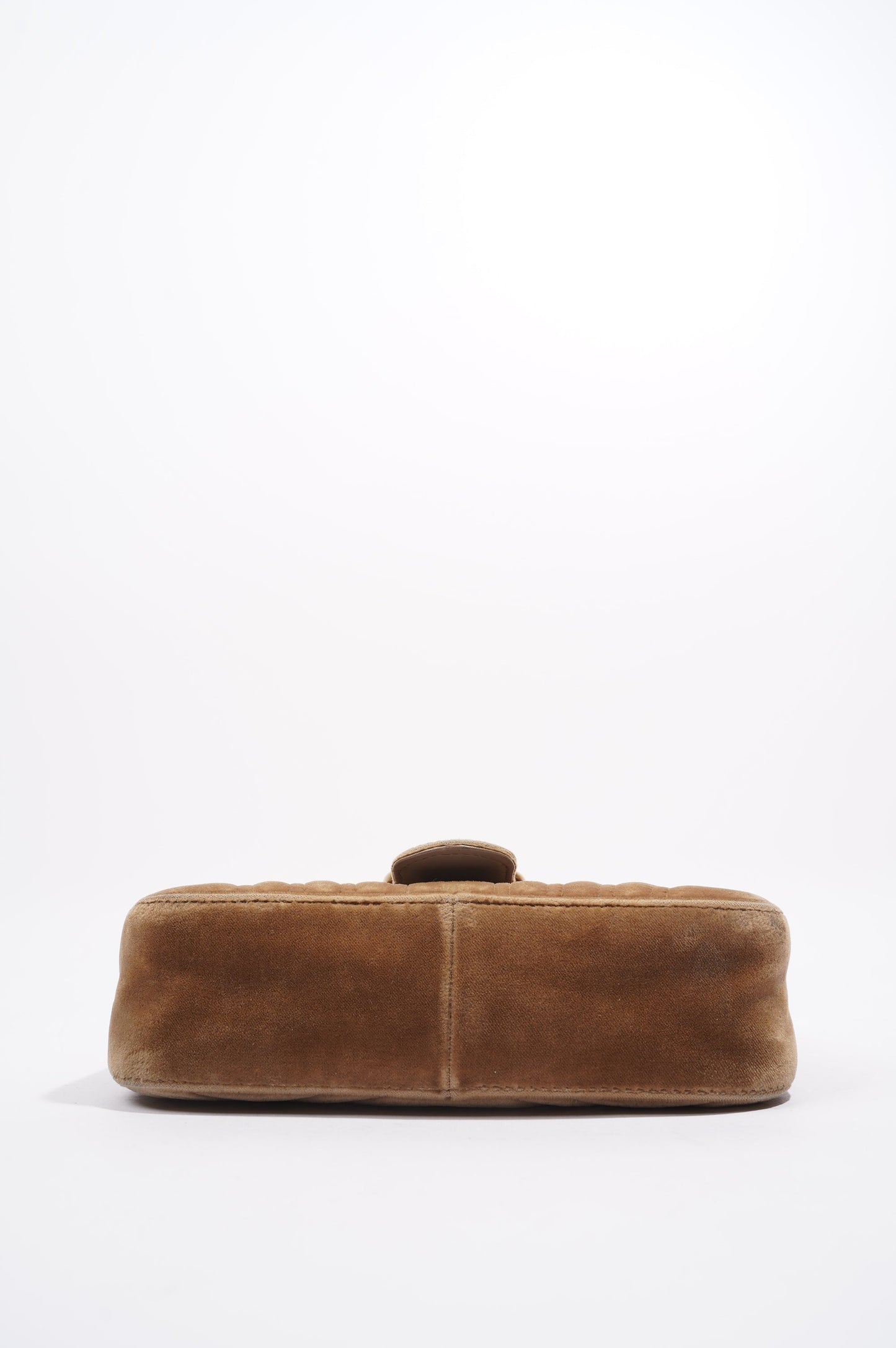 Gucci Womens GG Marmont Flap Bag Caramel Small
