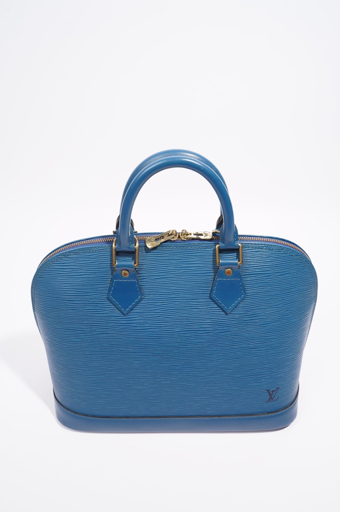 Louis Vuitton Alma Blue Epi Leather PM