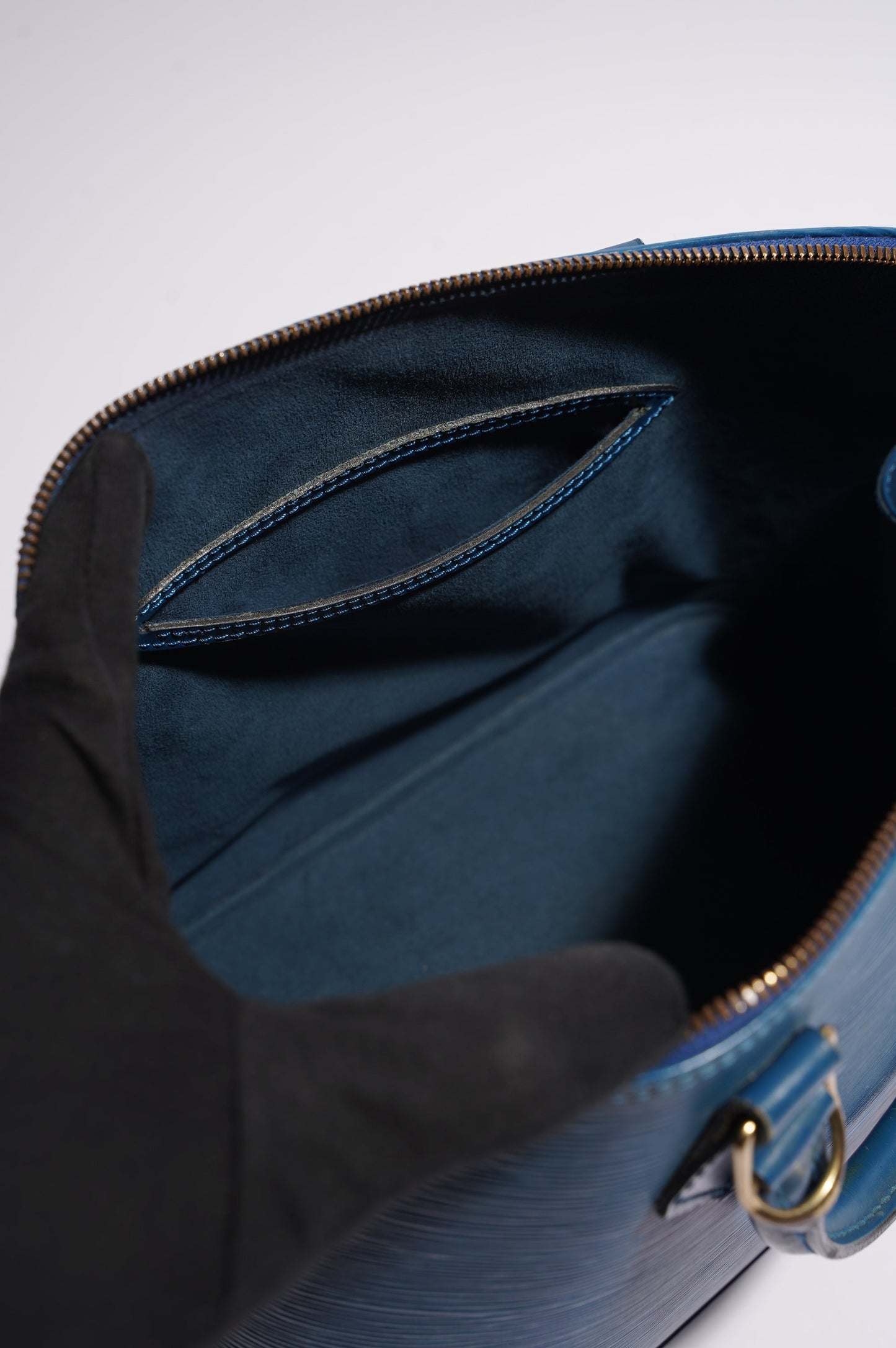 Louis Vuitton Alma Blue Epi Leather PM
