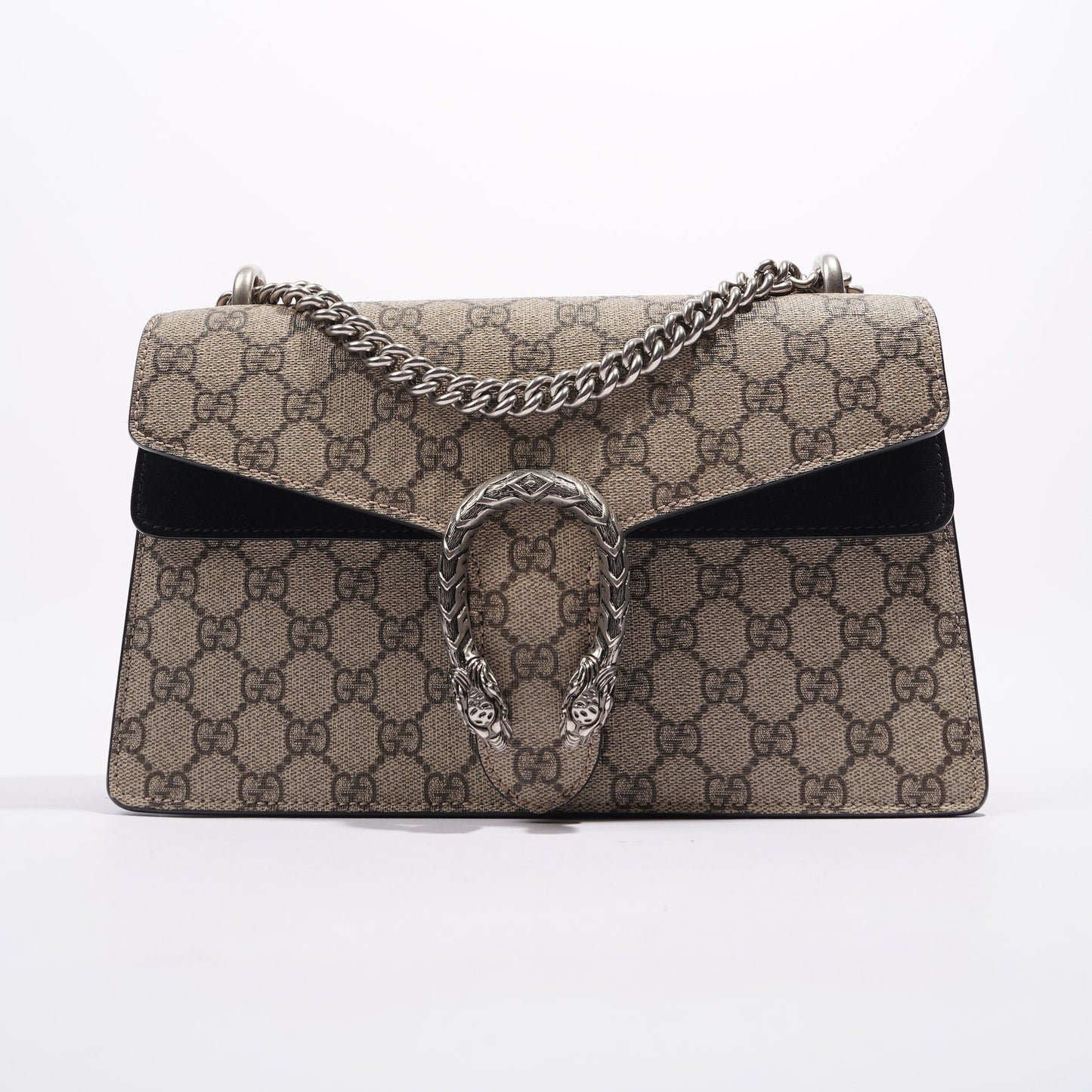 Gucci Womens Dionysus GG Bag Brown Canvas Medium