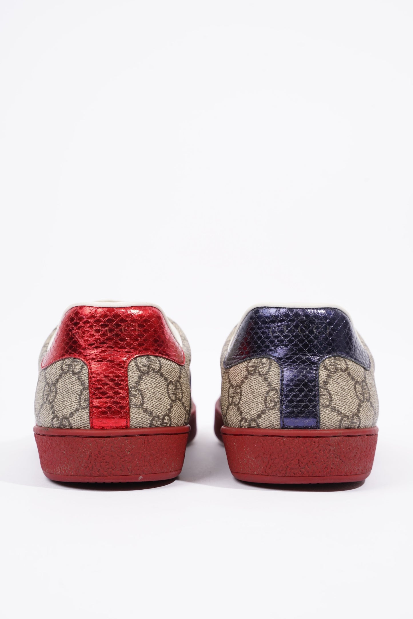 Gucci Mens Ace GG Supreme / Navy / Red EU 42.5 / UK 8.5
