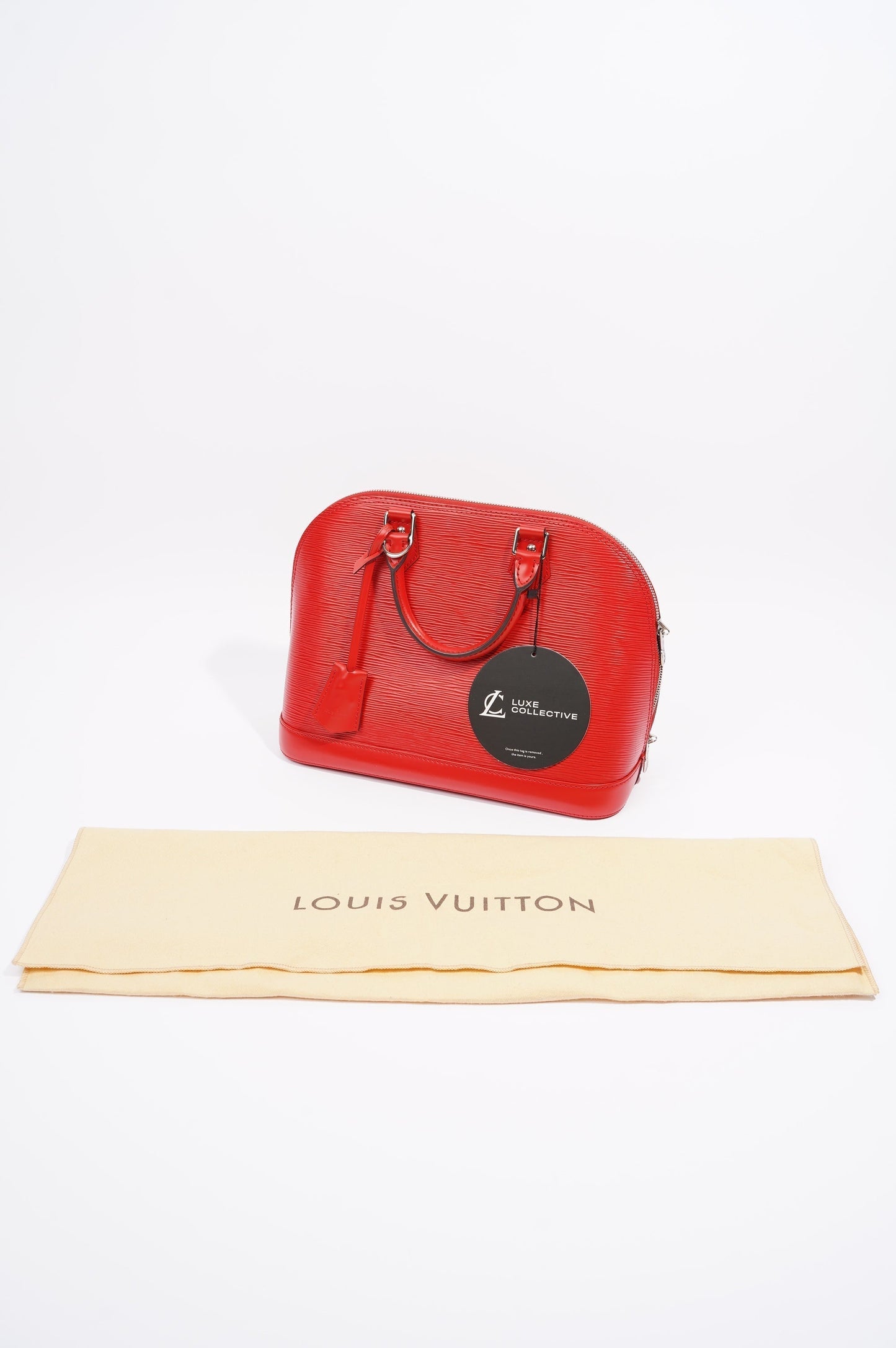 Louis Vuitton Alma Red Epi Leather PM