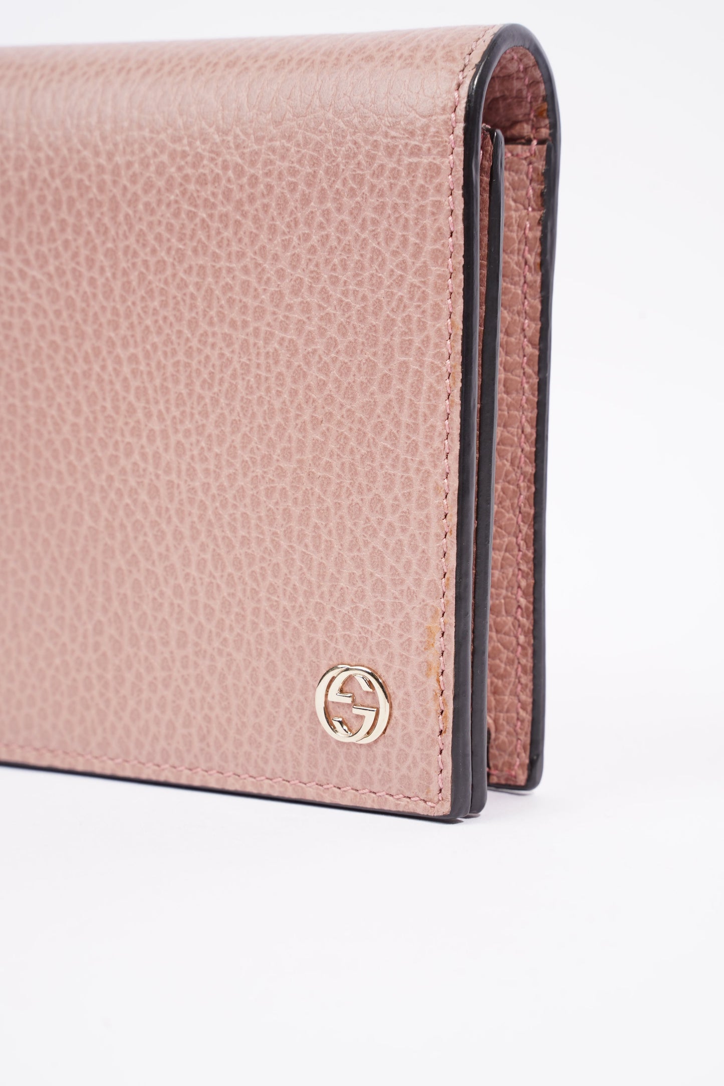 Gucci Womens Wallet on Chain Pink Leather