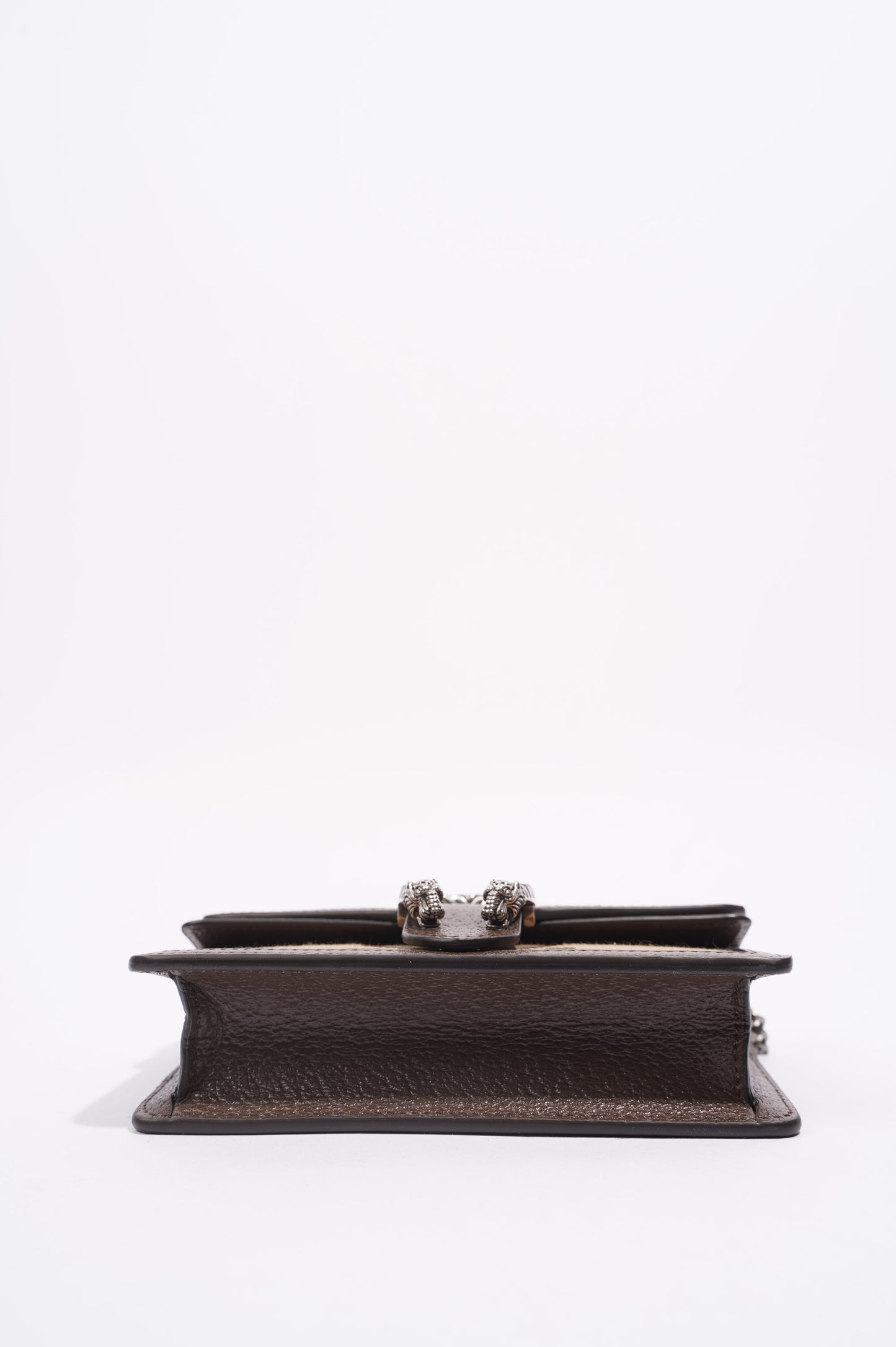 Gucci Womens Dionysus Jumbo GG Bag Brown Canvas Super Mini