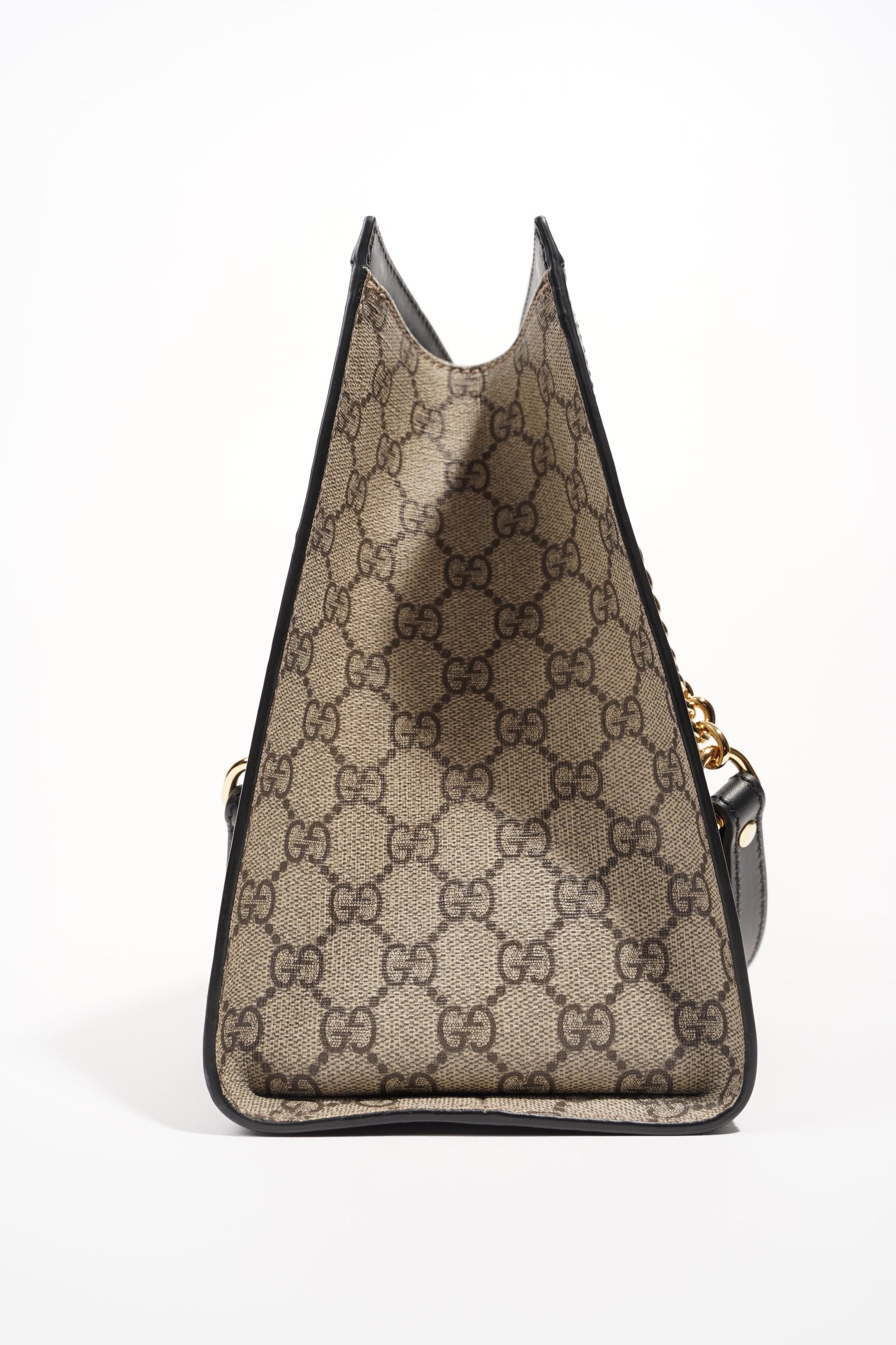 Gucci Womens Padlock Bag Supreme Black Medium