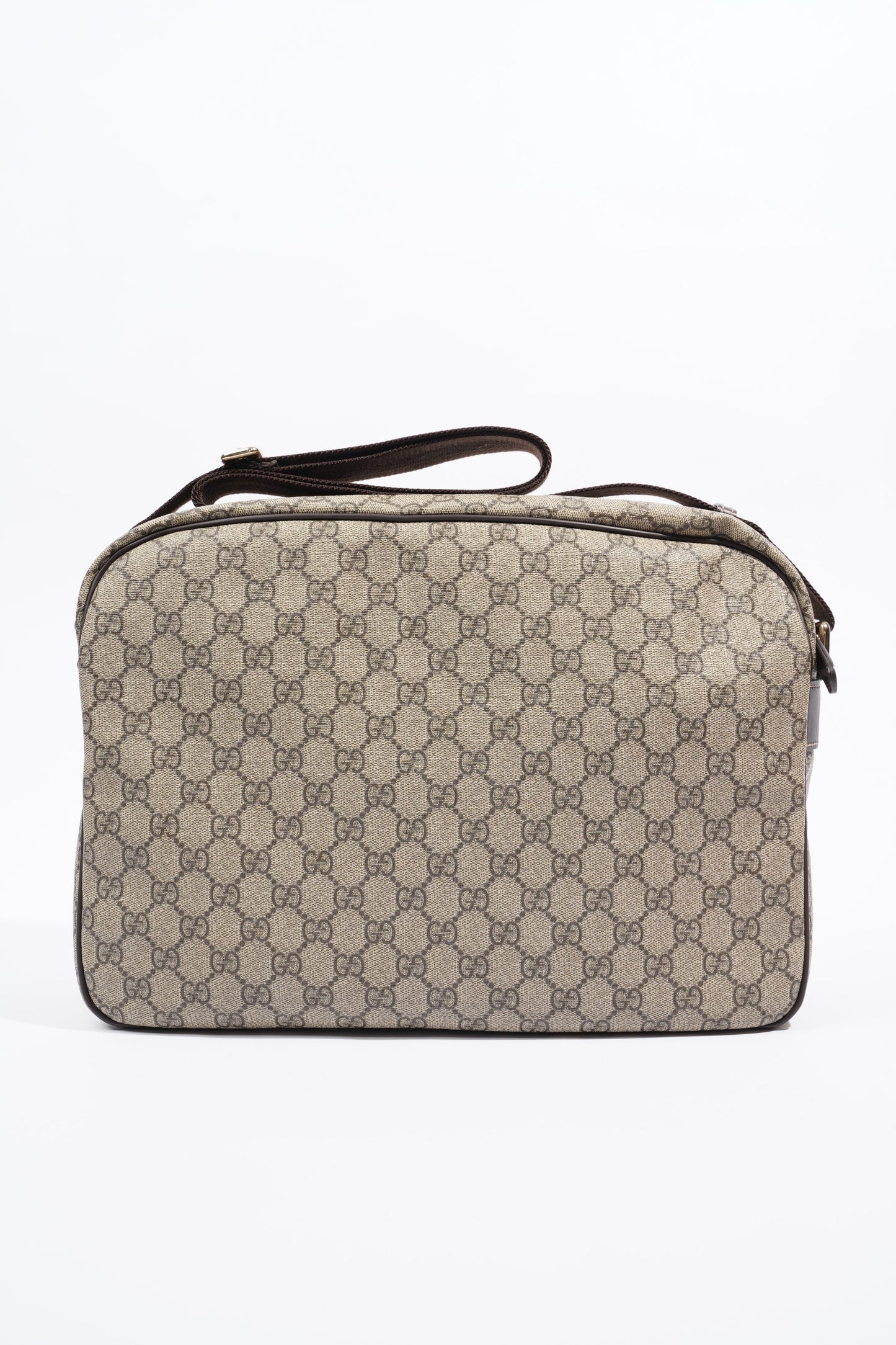 Gucci Womens Camera GG Bag Supreme Canvas Large