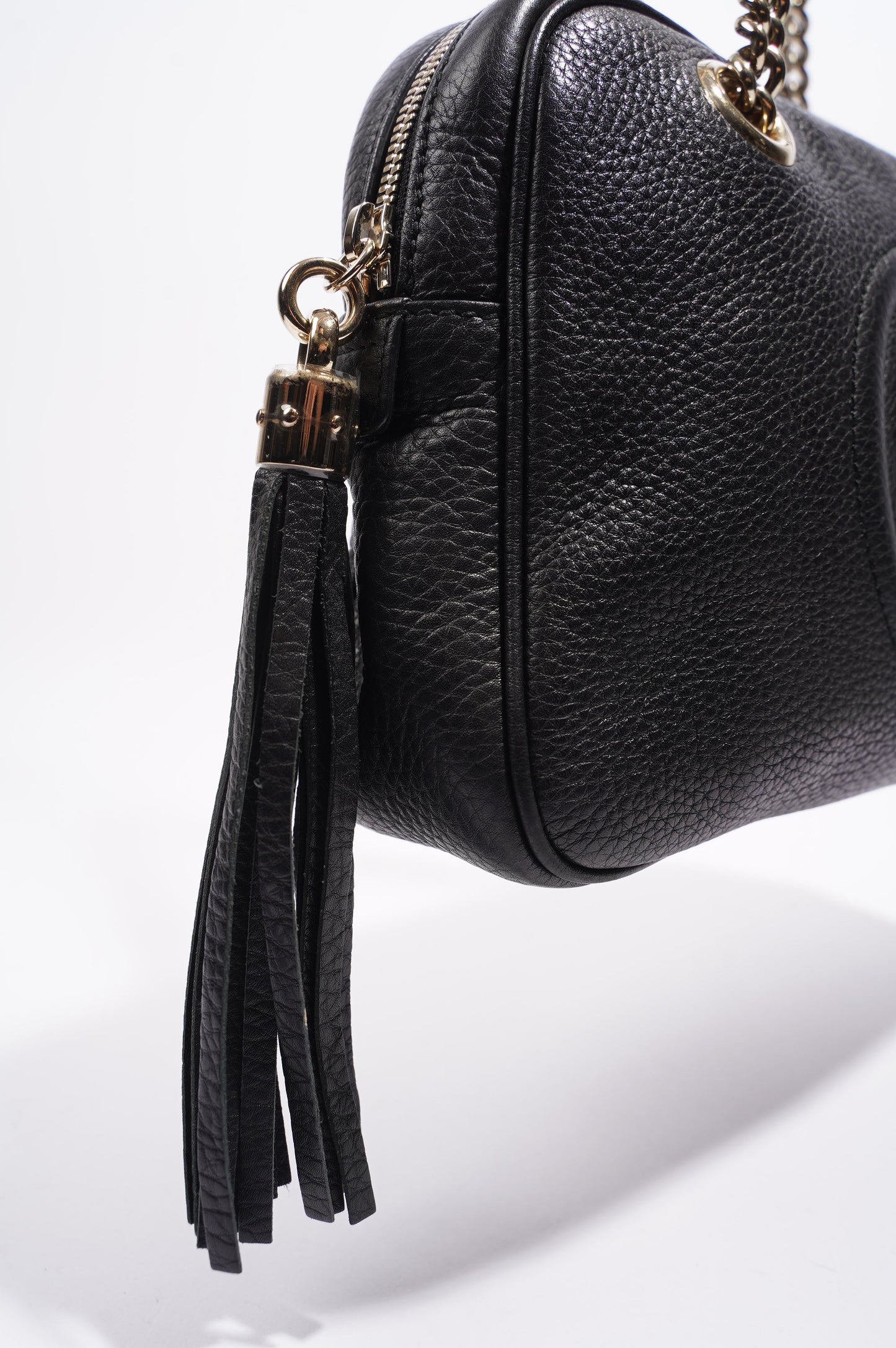 Gucci Soho Chain Bag Black Leather Medium