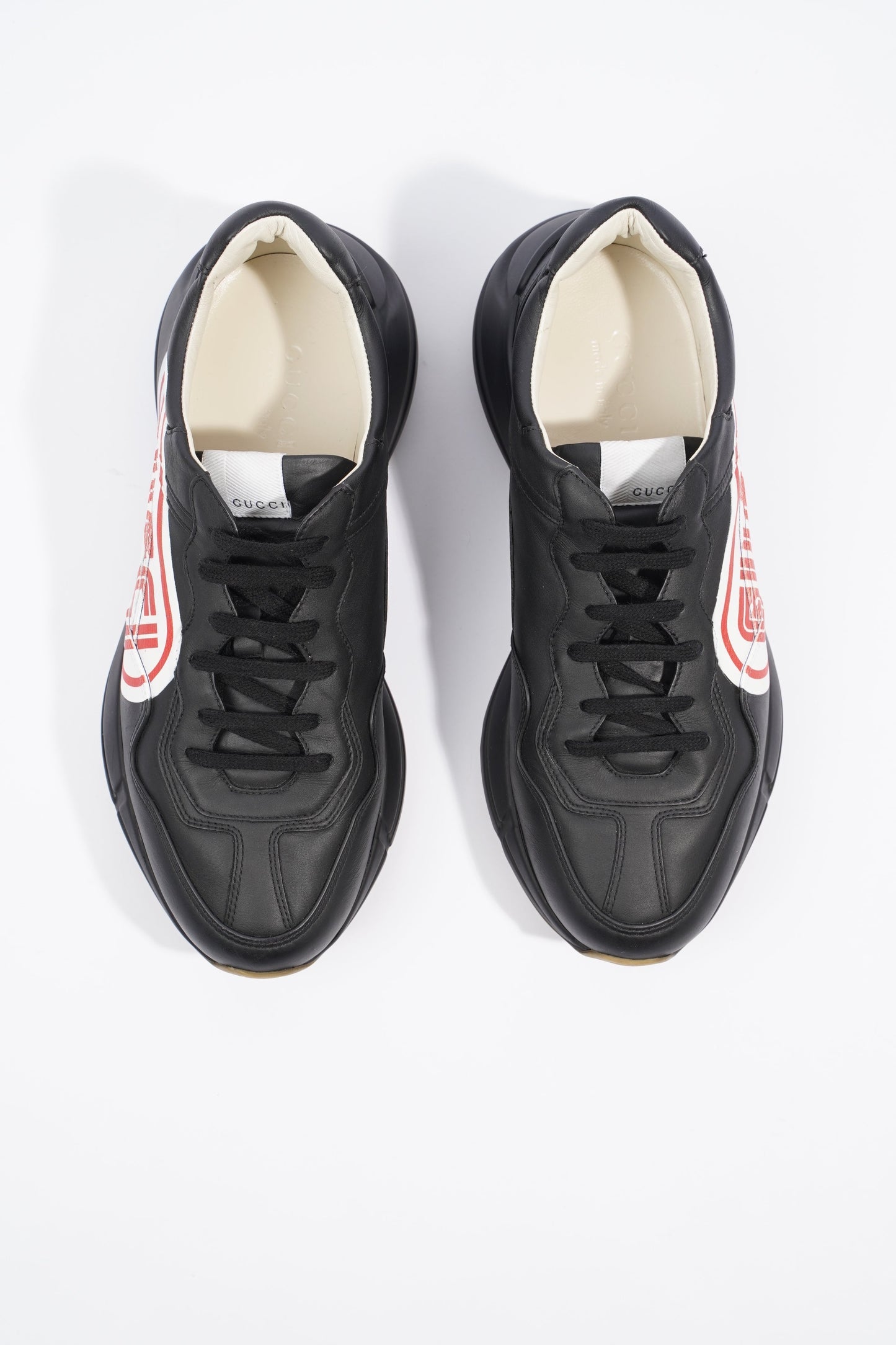 Gucci Mens Rhyton SEGA Black / White / Red EU 43 / UK 9