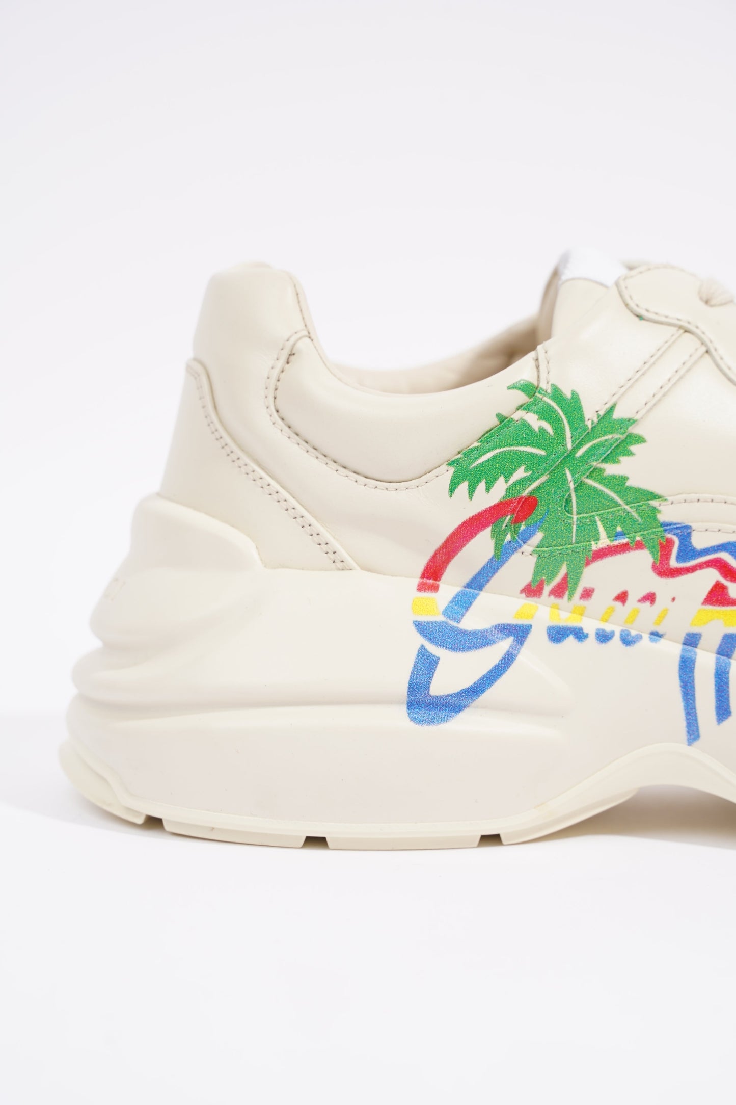 Gucci Mens Rhyton Ivory / Hawaii Print EU 42.5 / UK 8.5
