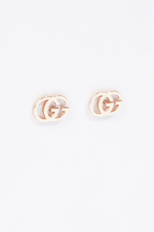 Gucci GG Running Stud Earrings 18K Gold