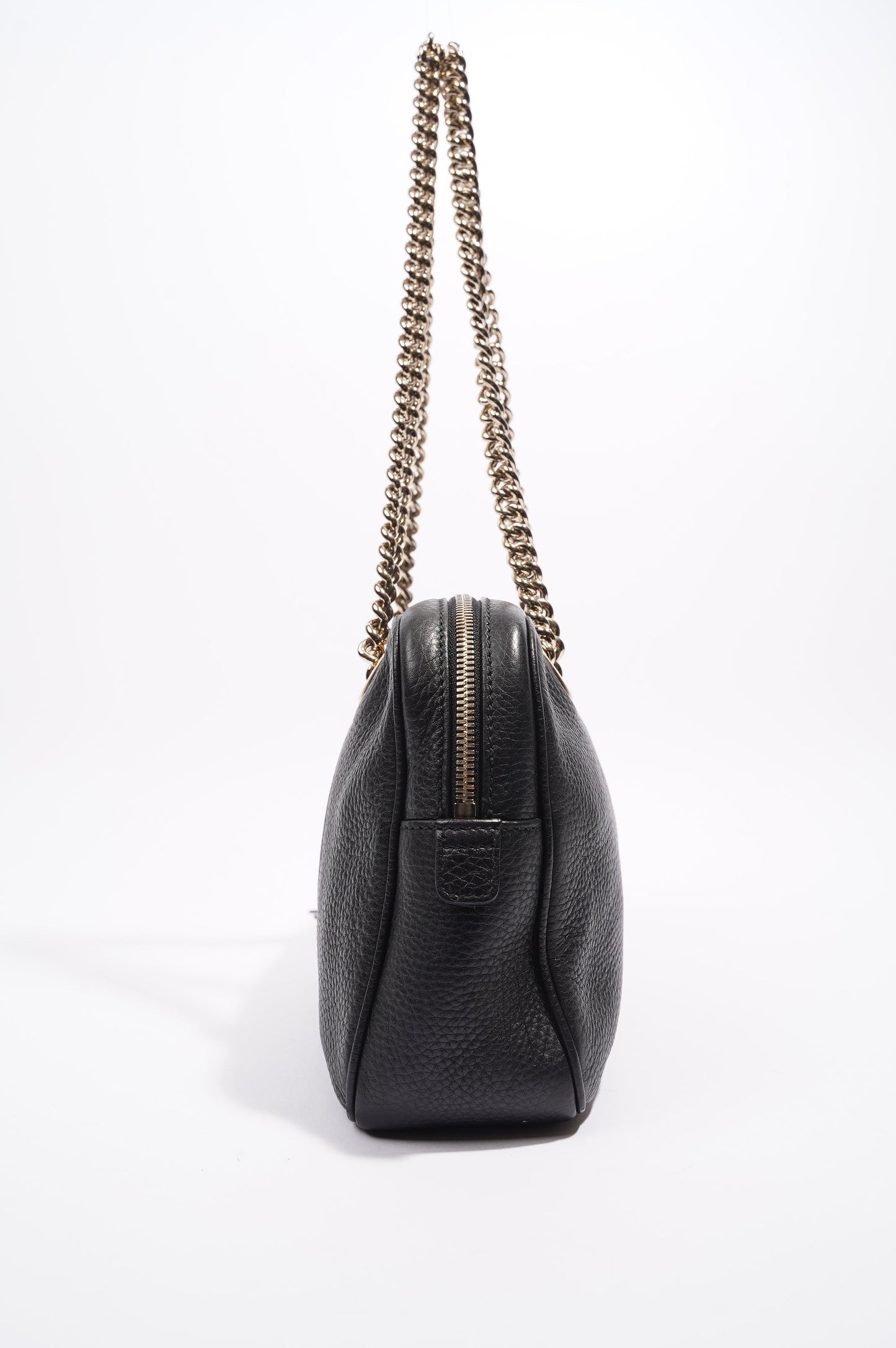 Gucci Soho Chain Bag Black Leather Medium