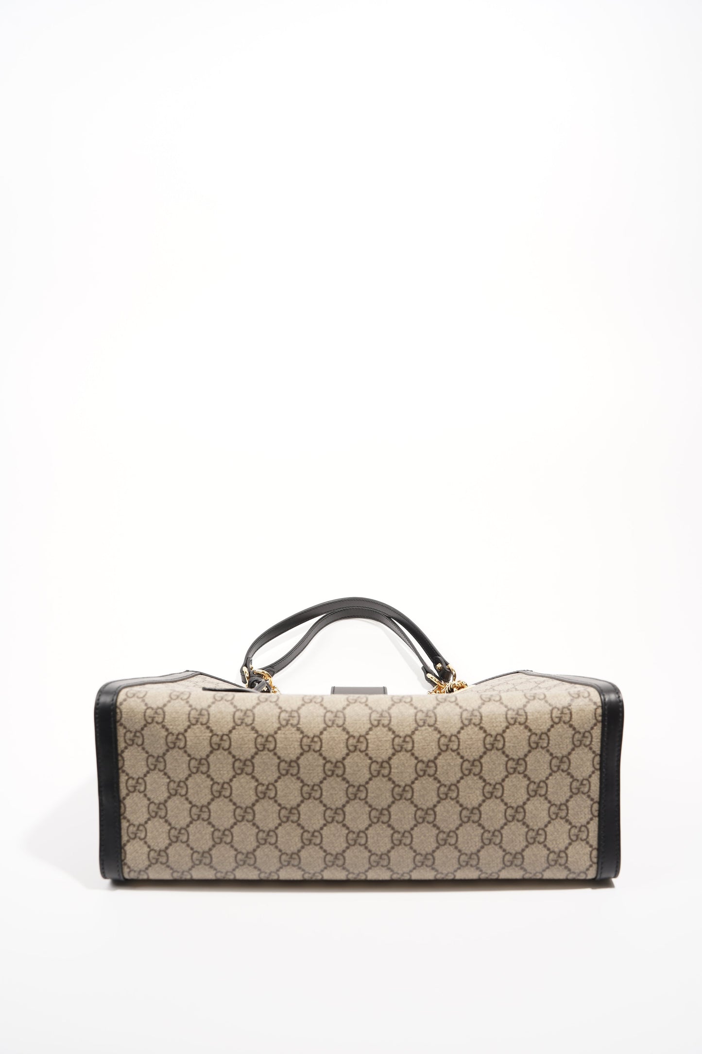 Gucci Womens Padlock Bag Supreme Black Medium