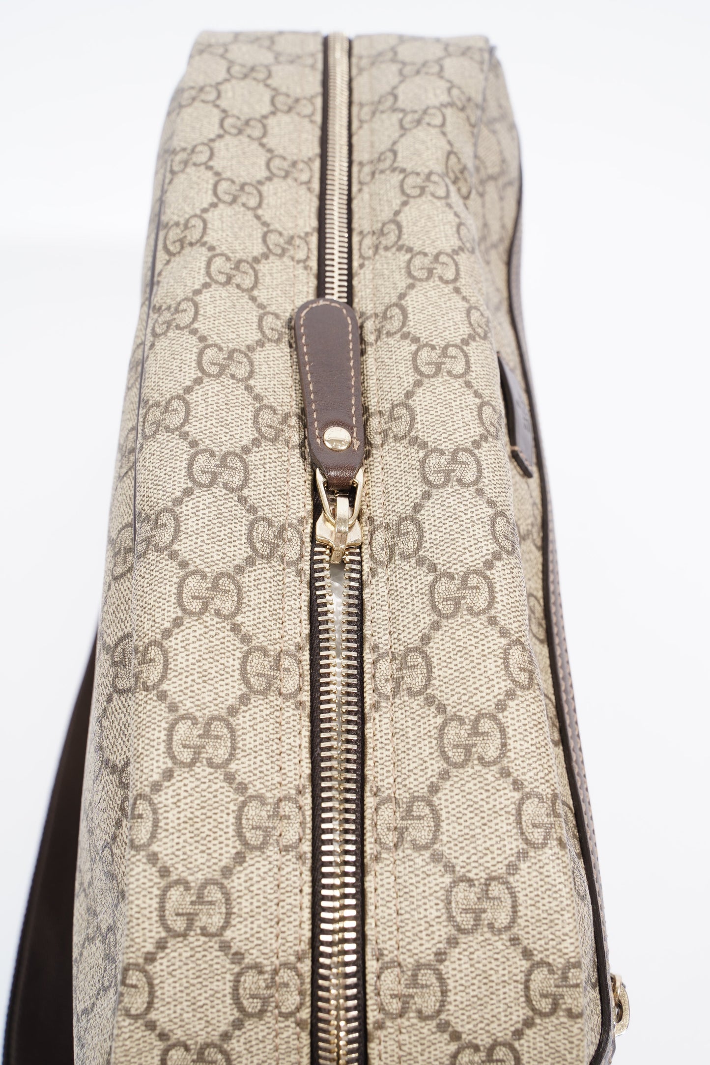 Gucci Womens Camera GG Bag Supreme Canvas Large