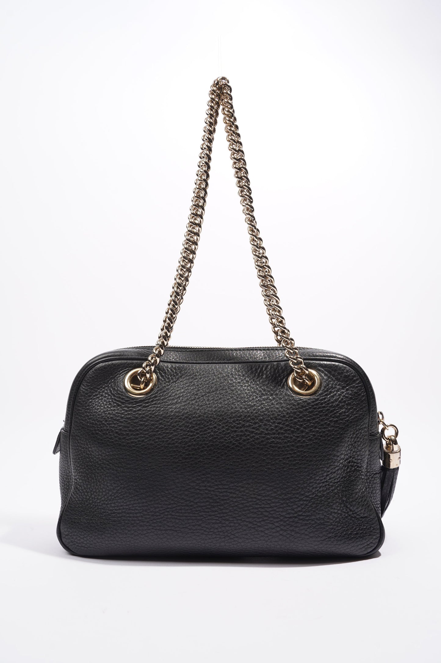 Gucci Soho Chain Bag Black Leather Medium