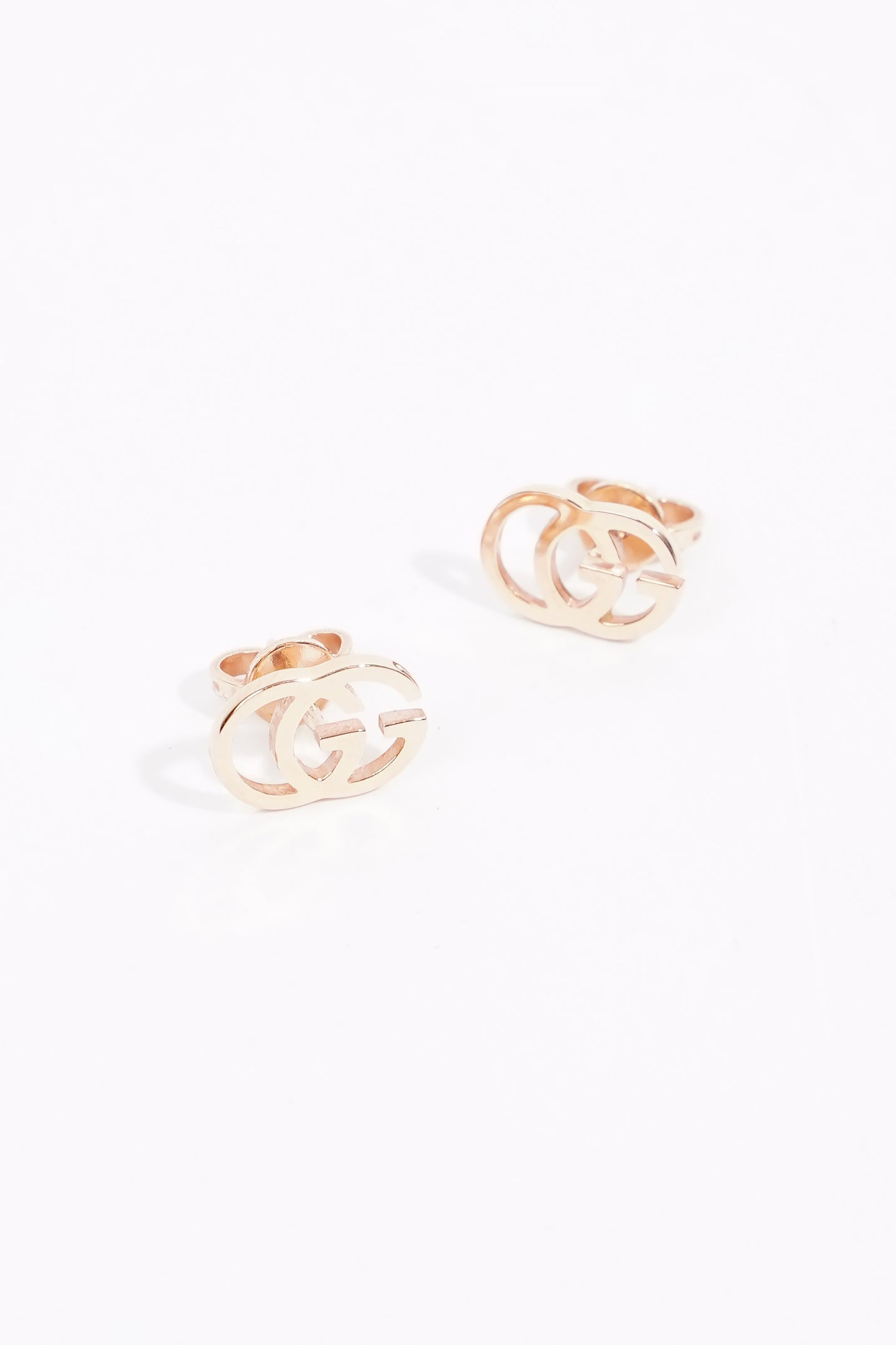 Gucci GG Running Stud Earrings 18K Gold