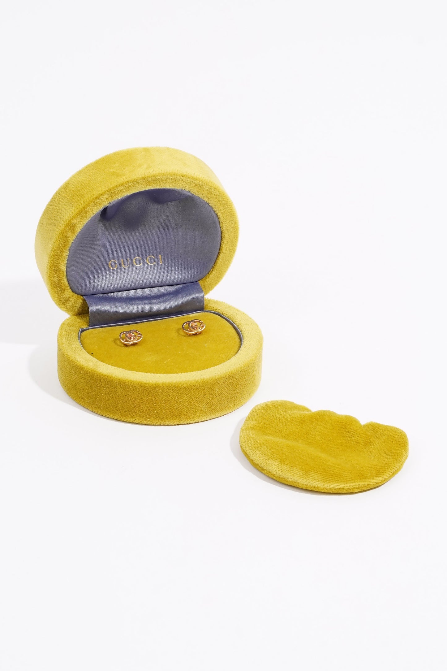 Gucci GG Running Stud Earrings 18K Gold