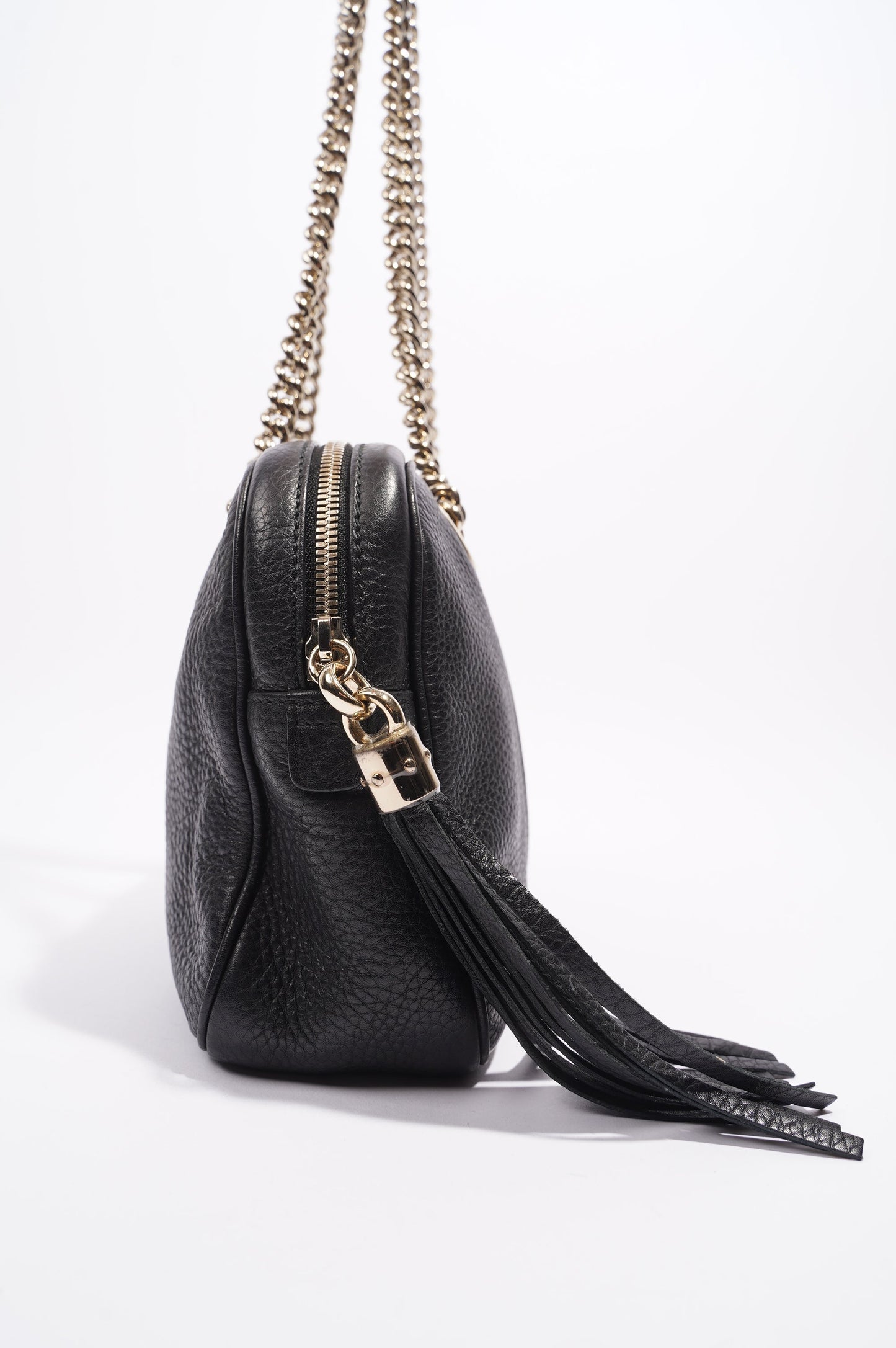 Gucci Soho Chain Bag Black Leather Medium