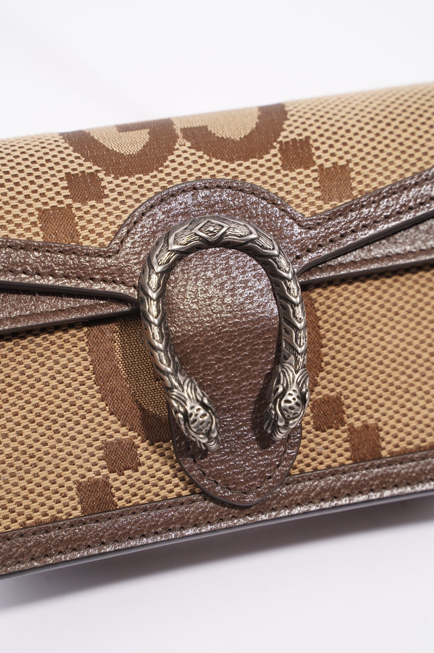 Gucci Womens Dionysus Beige / Brown Super Mini