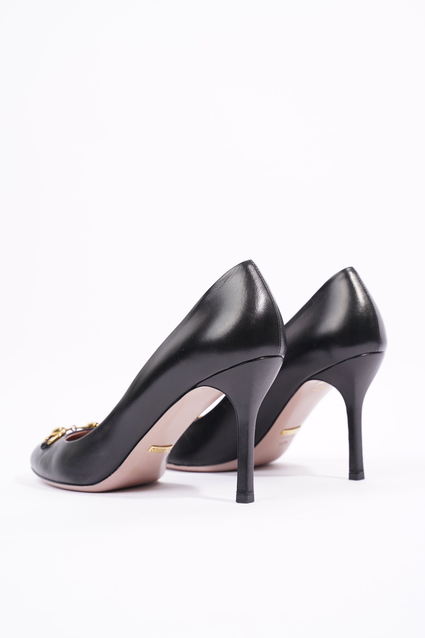 Gucci Womens Horsebit Pump Black / Gold EU 40.5 / UK 7.5