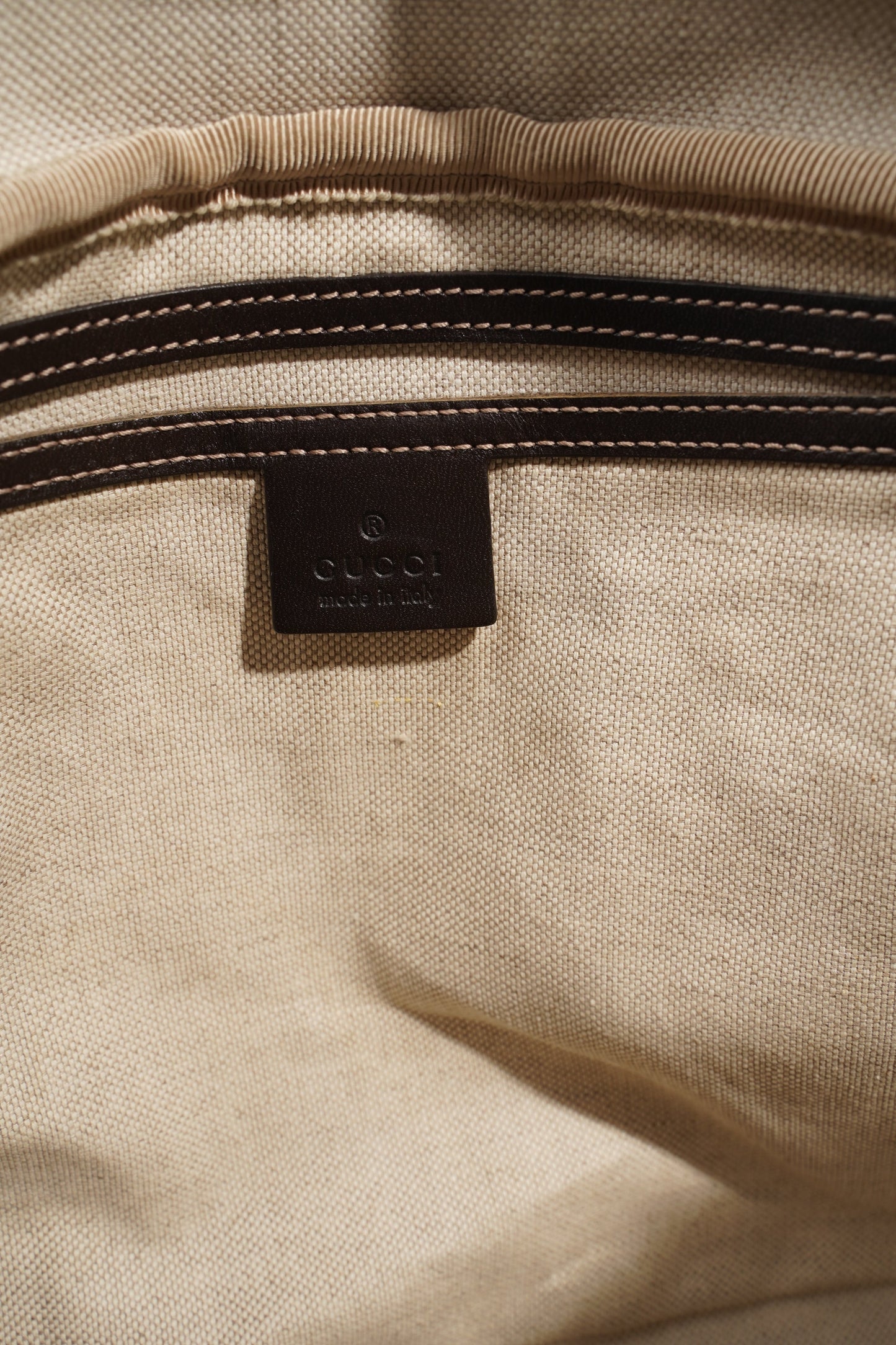 Gucci Womens Camera GG Bag Supreme Canvas Large