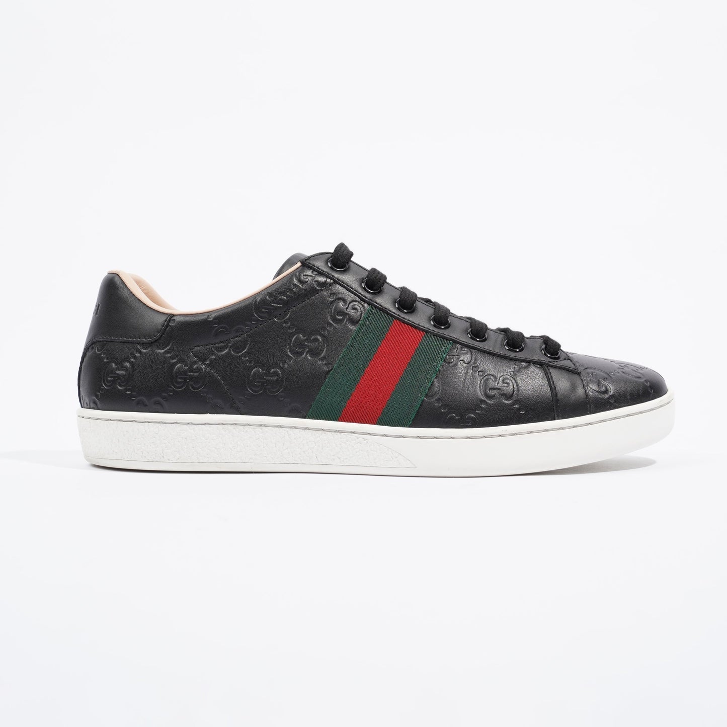 Gucci Ace Black Guccissima EU 39 / UK 6