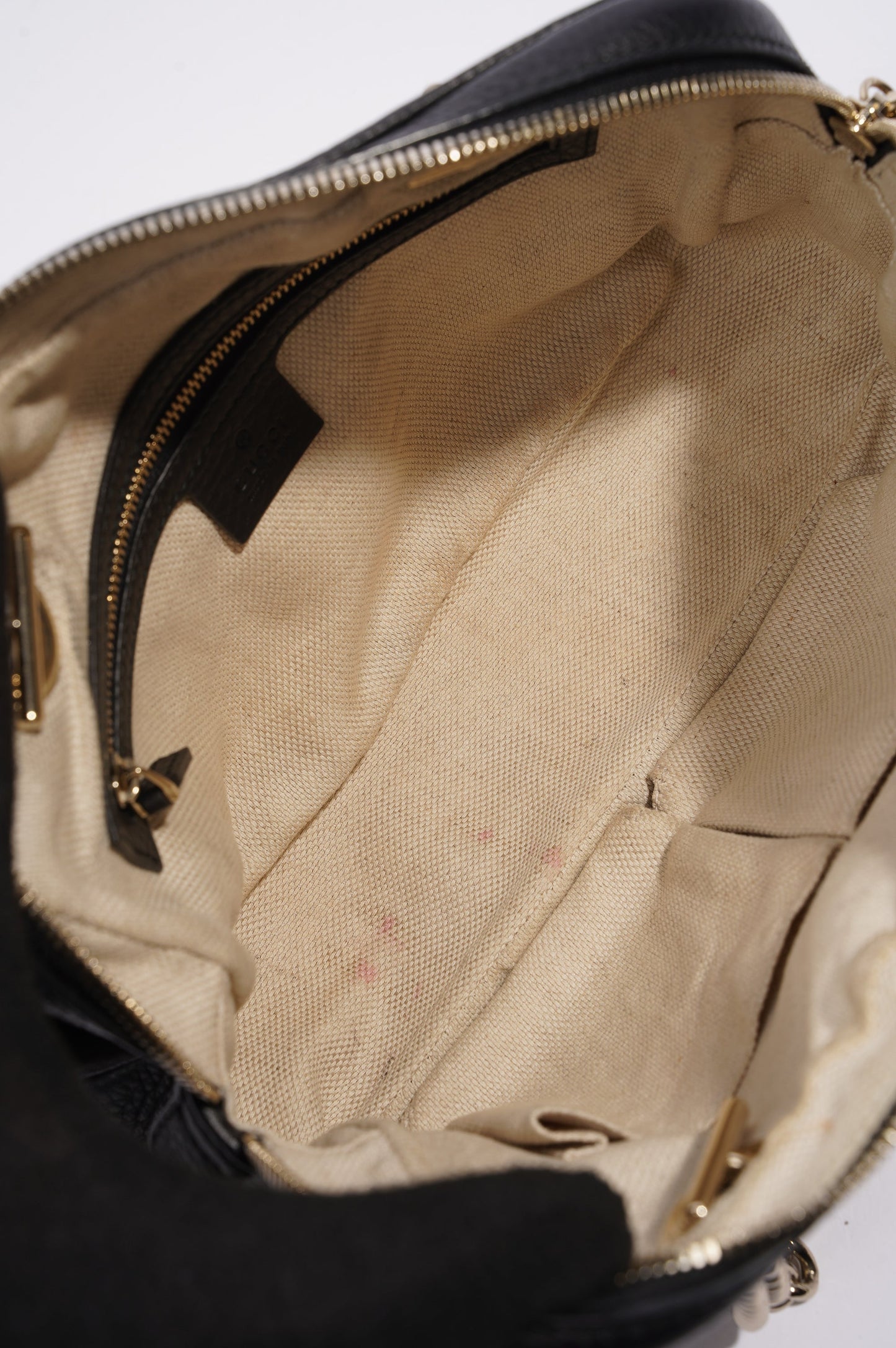 Gucci Soho Chain Bag Black Leather Medium