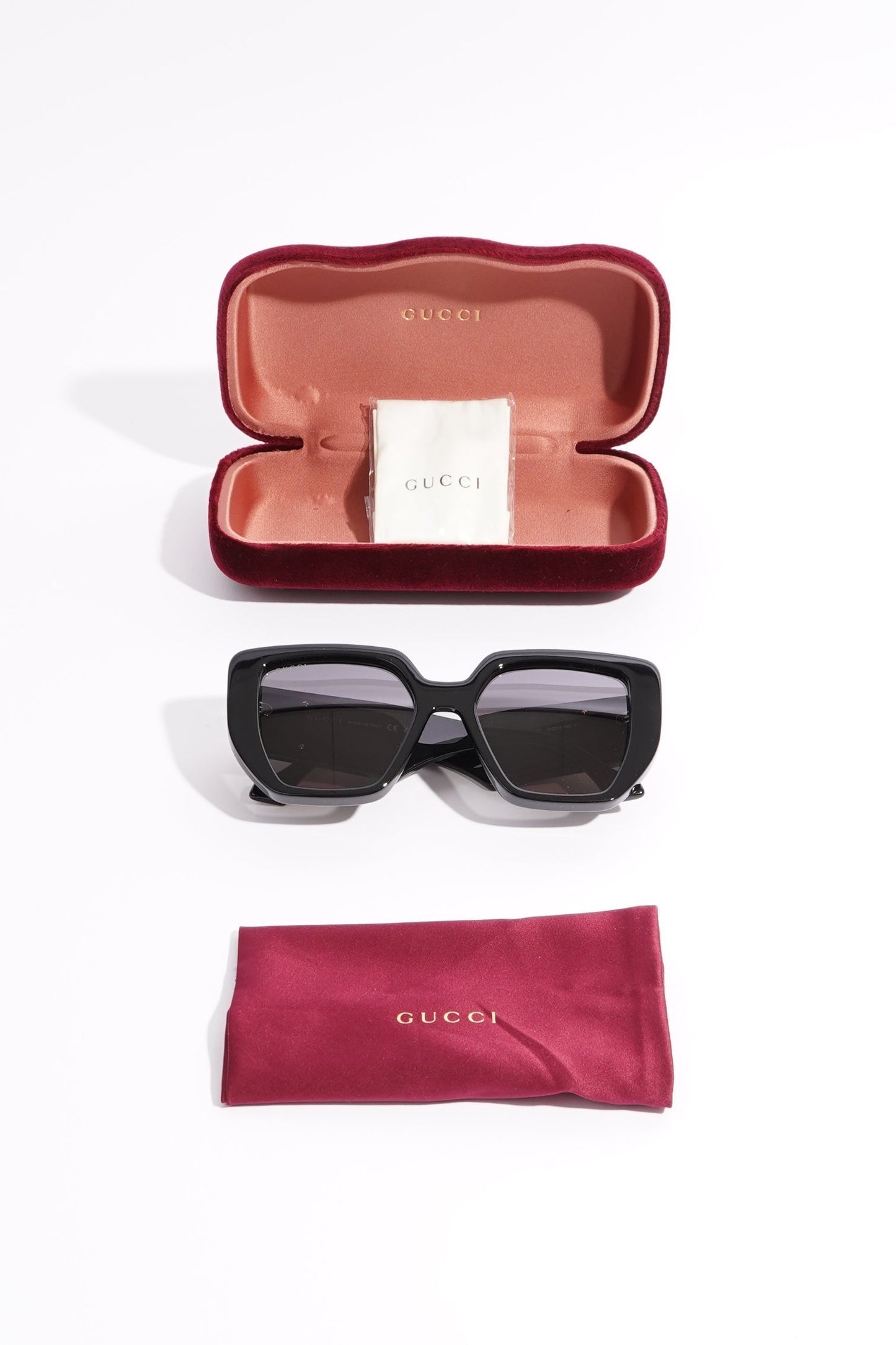 Gucci GG0956S Sunglasses Black / Gold 145