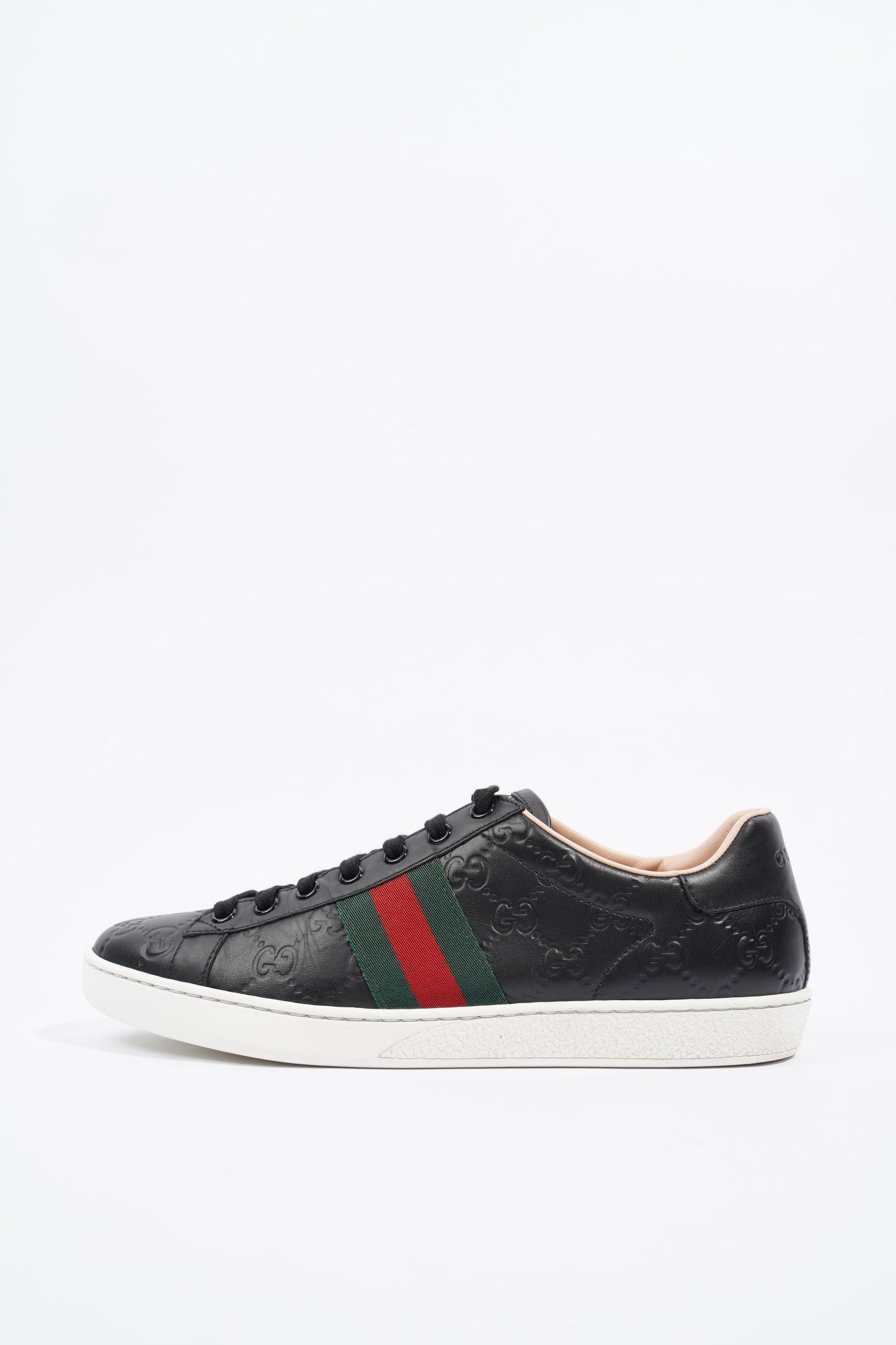 Gucci Ace Black Guccissima EU 39 / UK 6