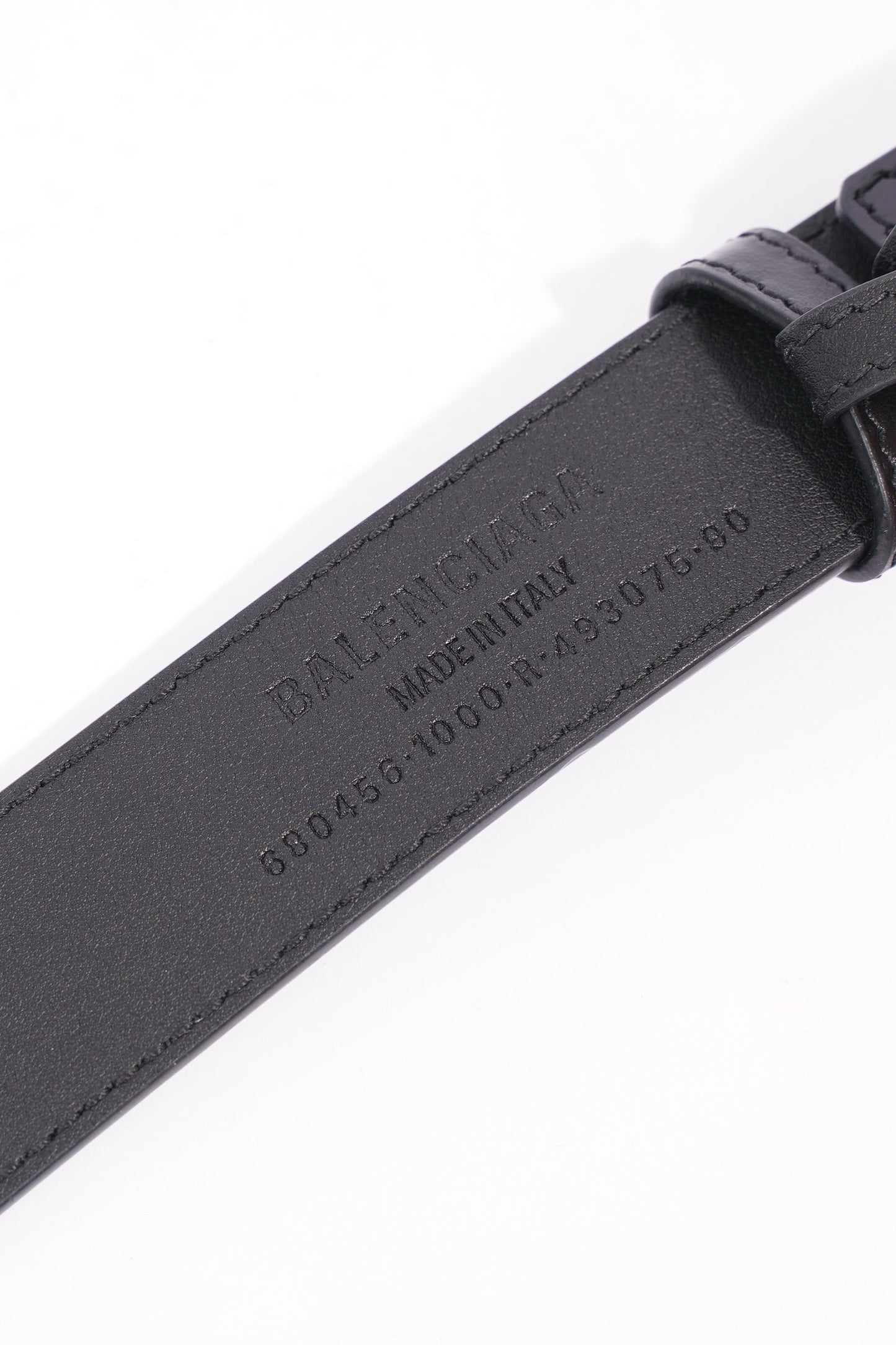 Gucci x Balenciaga  Hacker Project Womens BB Belt Black / Silver 90