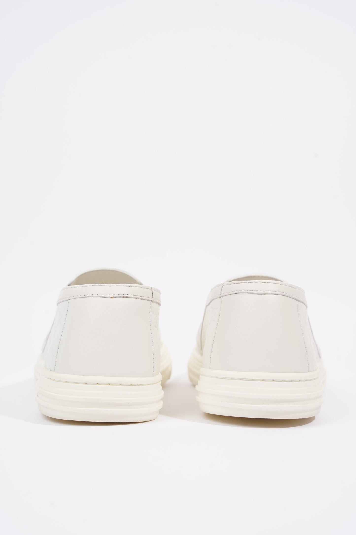 Gucci Womens Slip On Sneaker White Guccissima EU 37 / UK 4