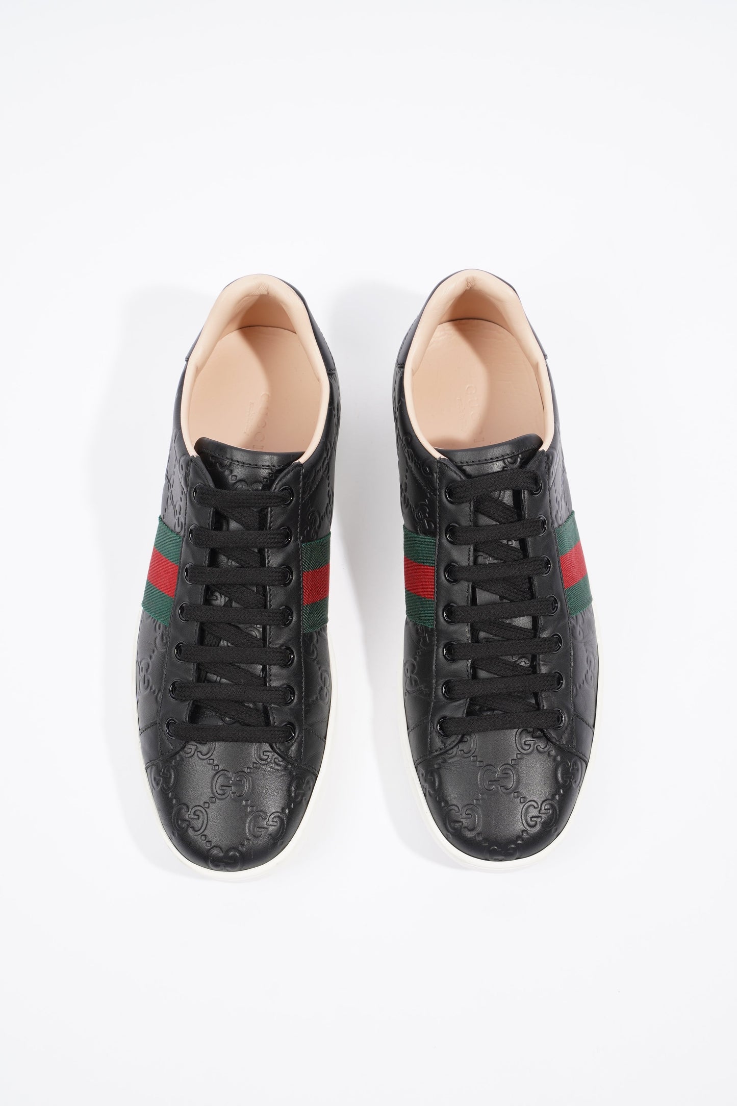 Gucci Ace Black Guccissima EU 39 / UK 6